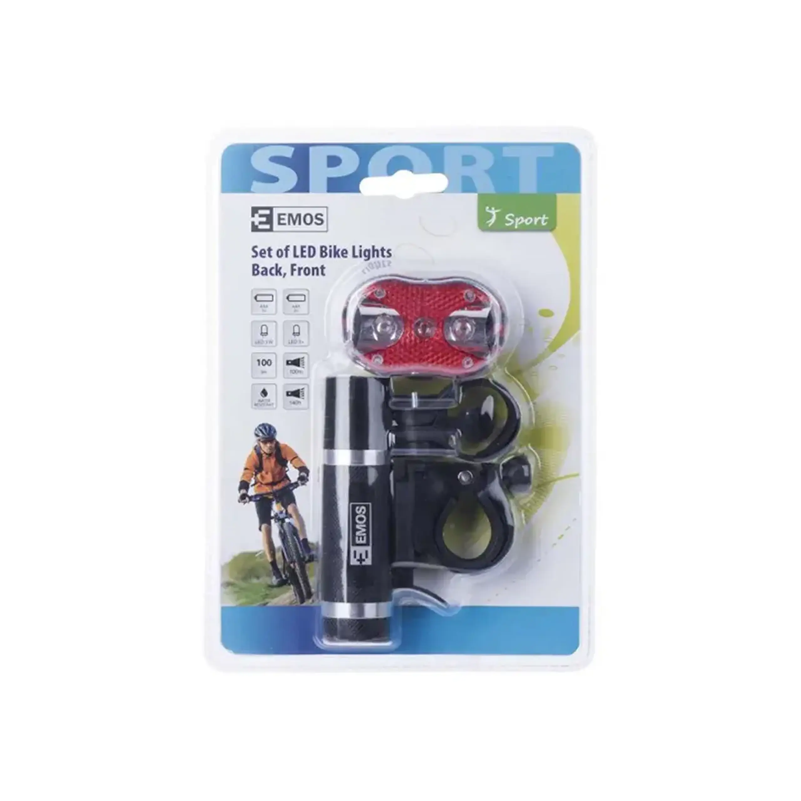 Set iluminare led pentru bicicletă EMOS P3920 150 lm 200 Ah