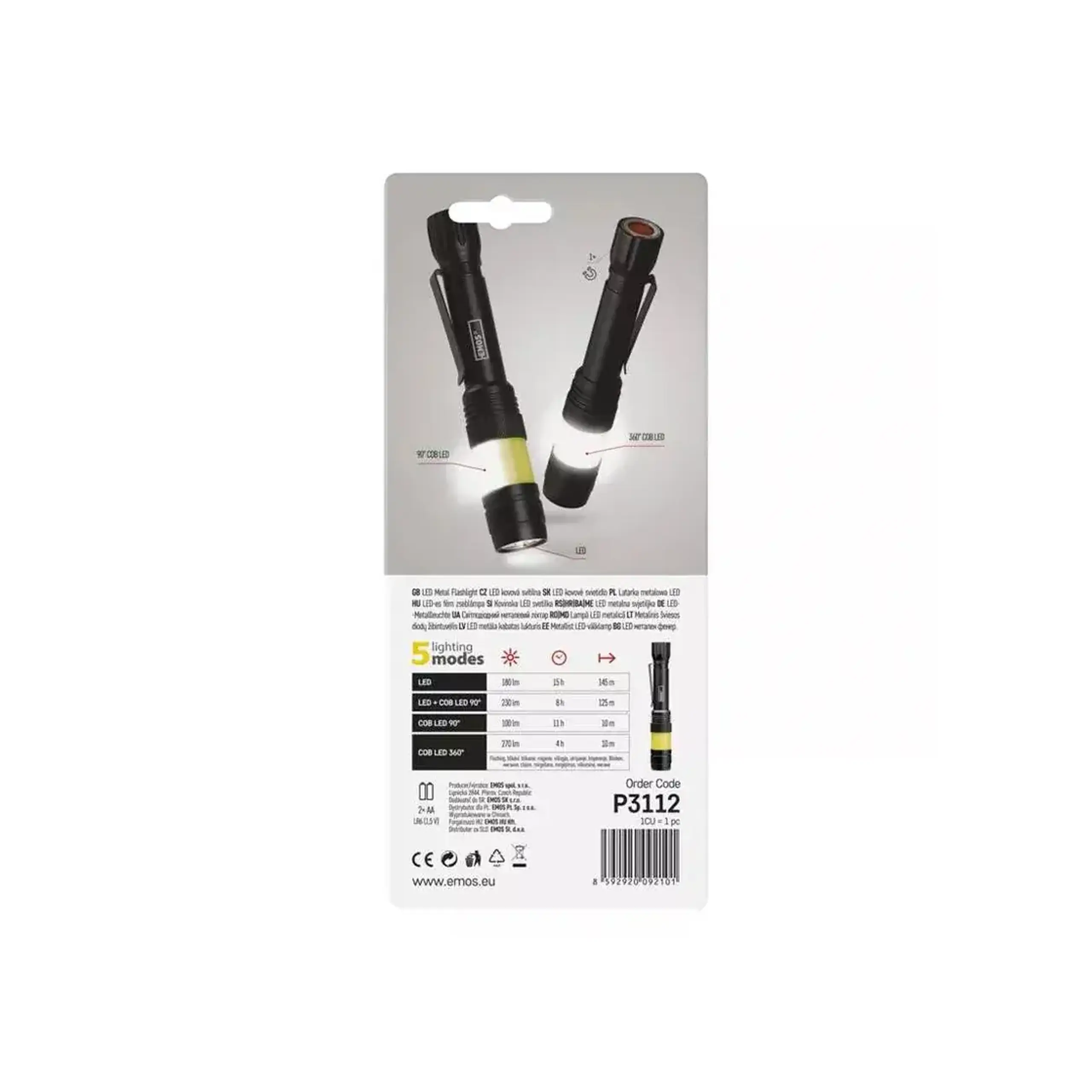 Lanternă LED EMOS P3112 270 lm 2 x AA