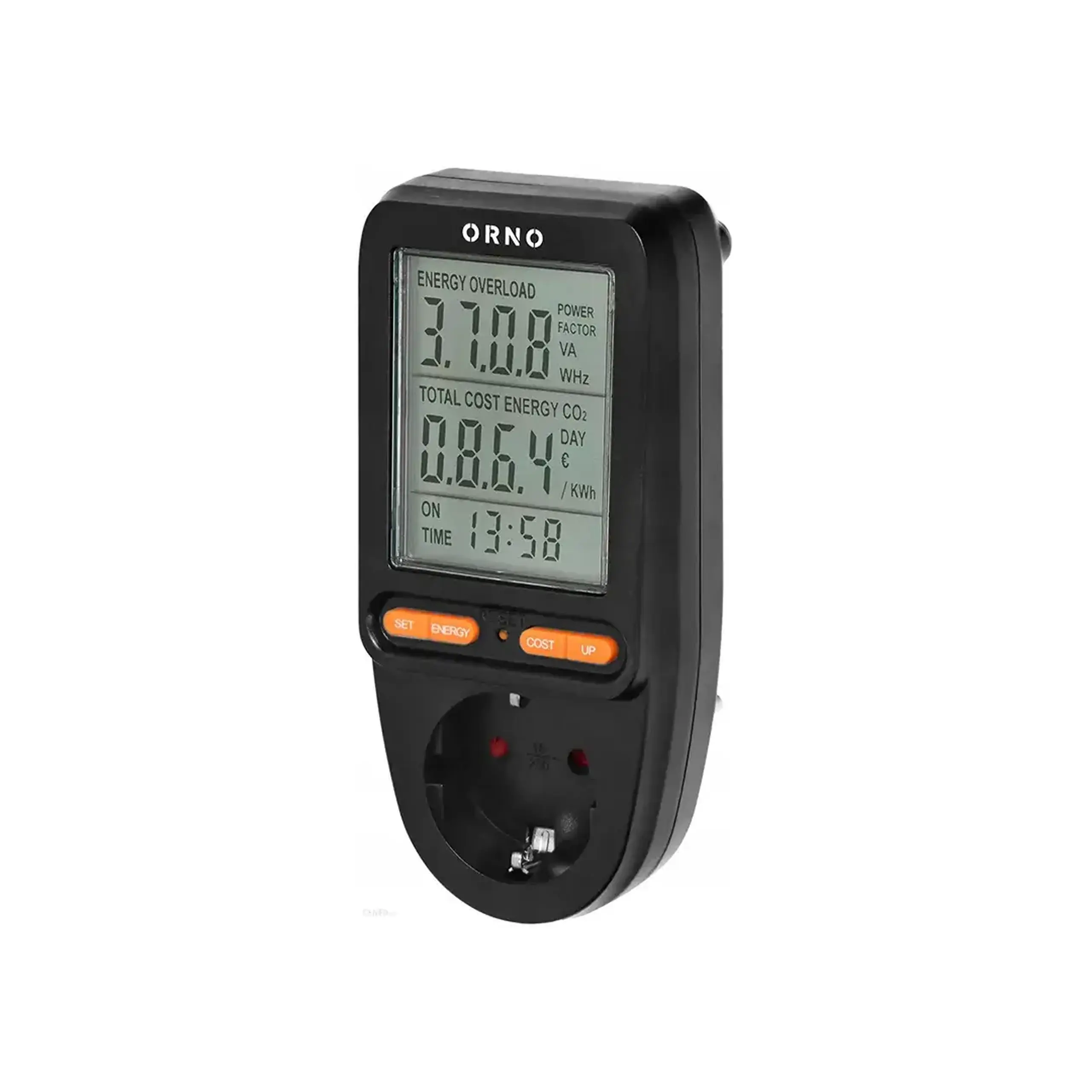 Contor digital cu priză 16 A 220 - 240 V IP20 ORNO
