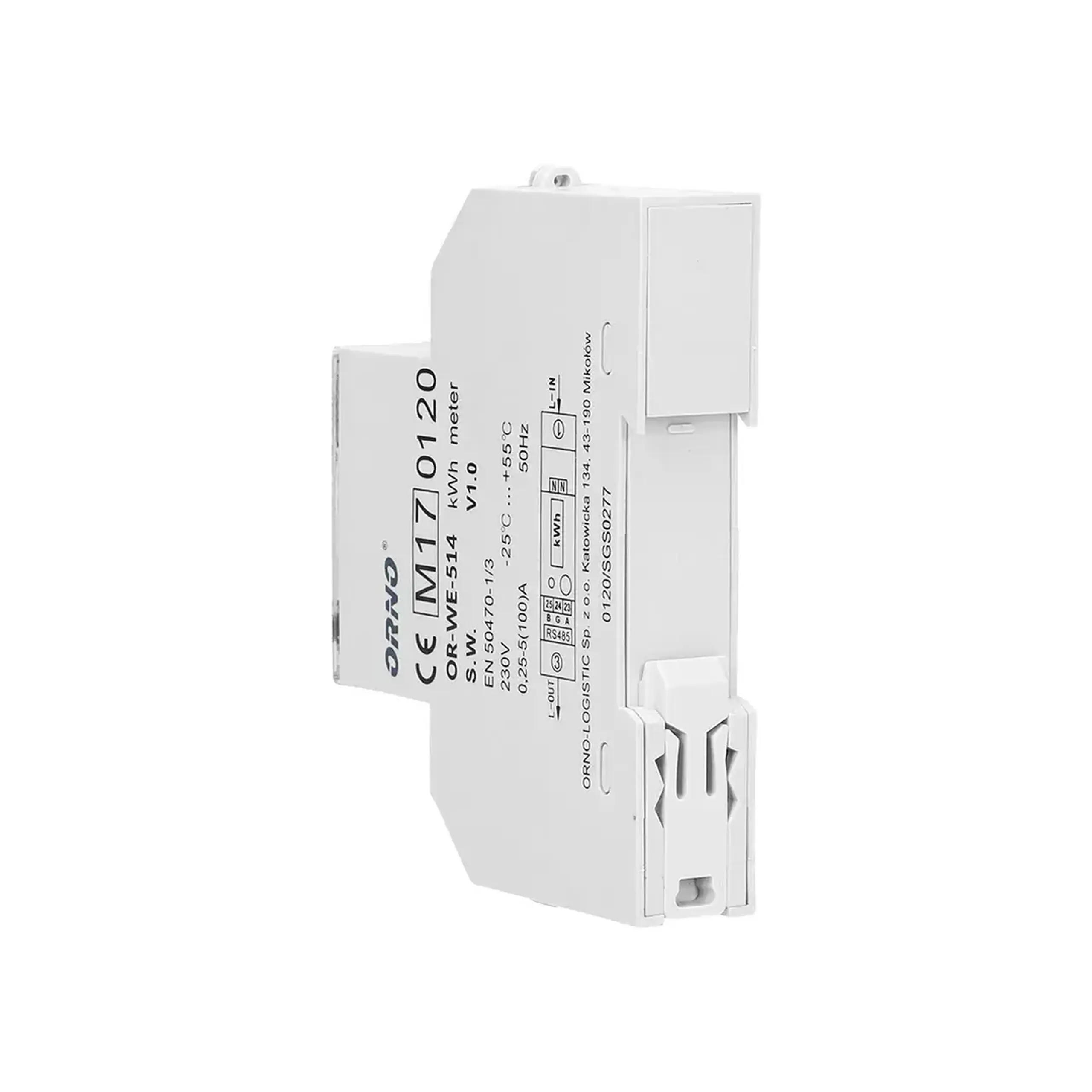 Contor digital Monofazat 100 A 220 - 240 V IP51 ORNO