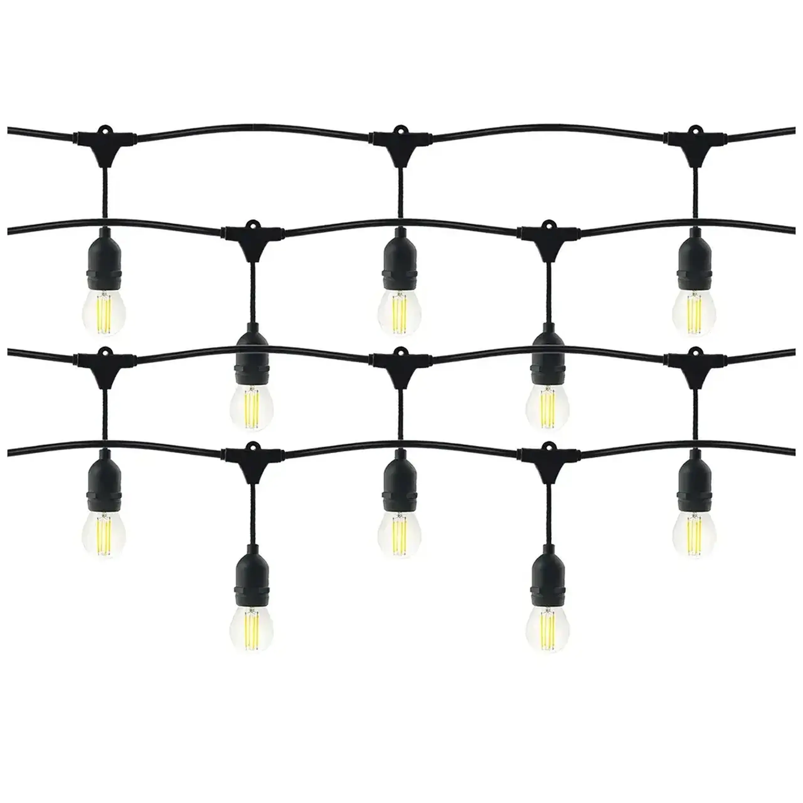 Fir de lumini cu soclu 1 W 5 m 3000 K 220 - 240 V IP44 E27 ORNO