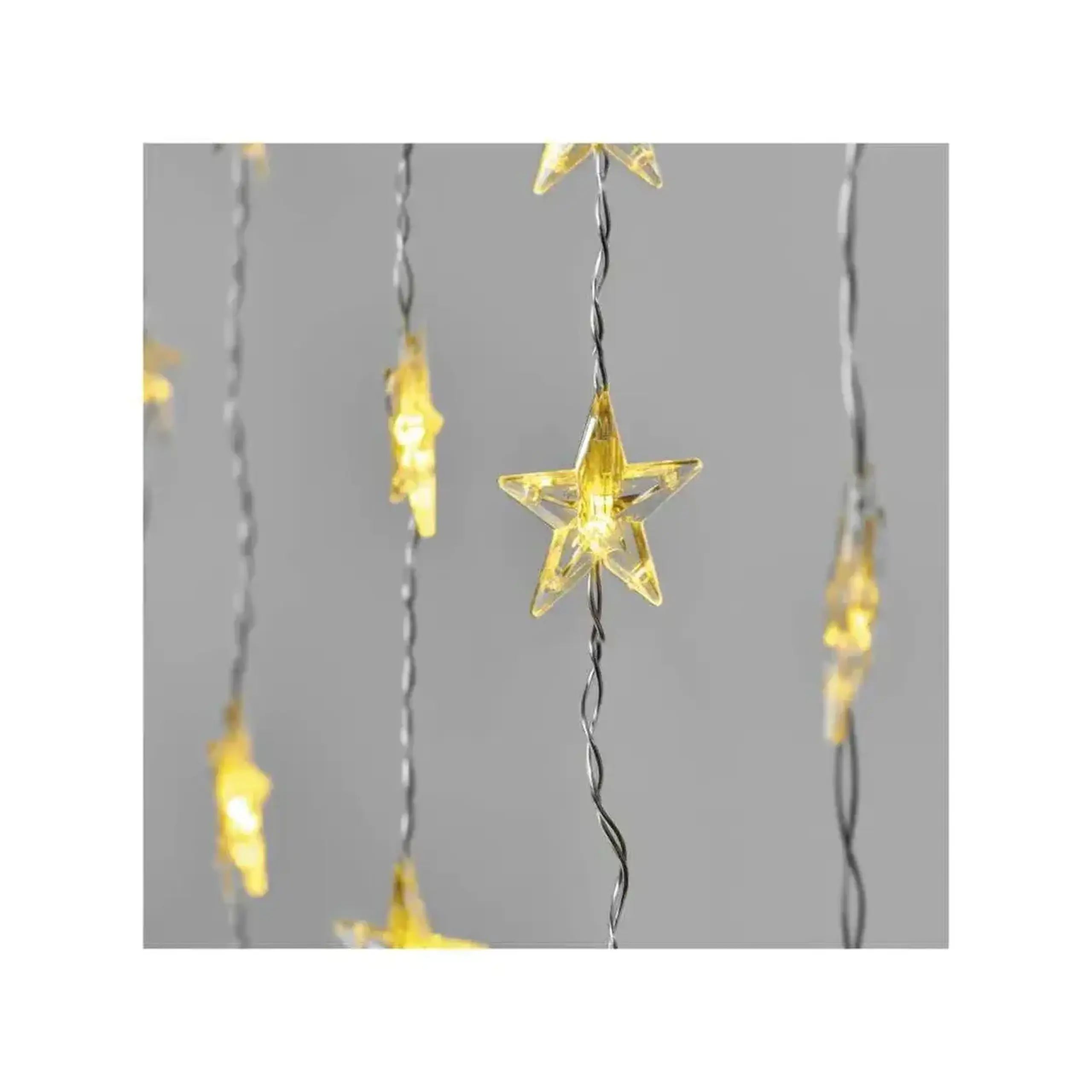 Ghirlandă "Cortină-Stele" 2.56 W 120 x 90 cm 3000 K 220 - 240 V IP44 LED EMOS
