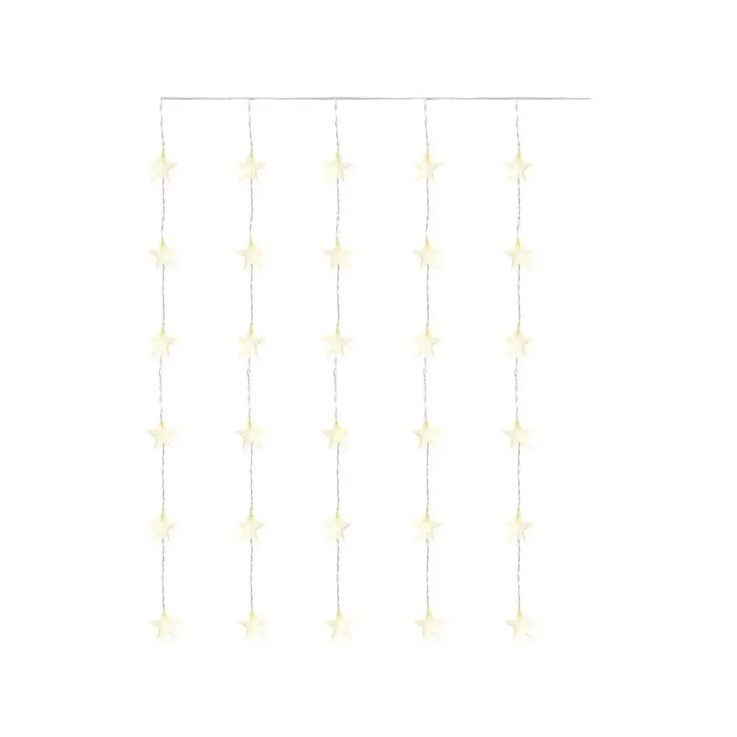 Ghirlandă "Cortină-Stele" 2.56 W 120 x 90 cm 3000 K 220 - 240 V IP44 LED EMOS