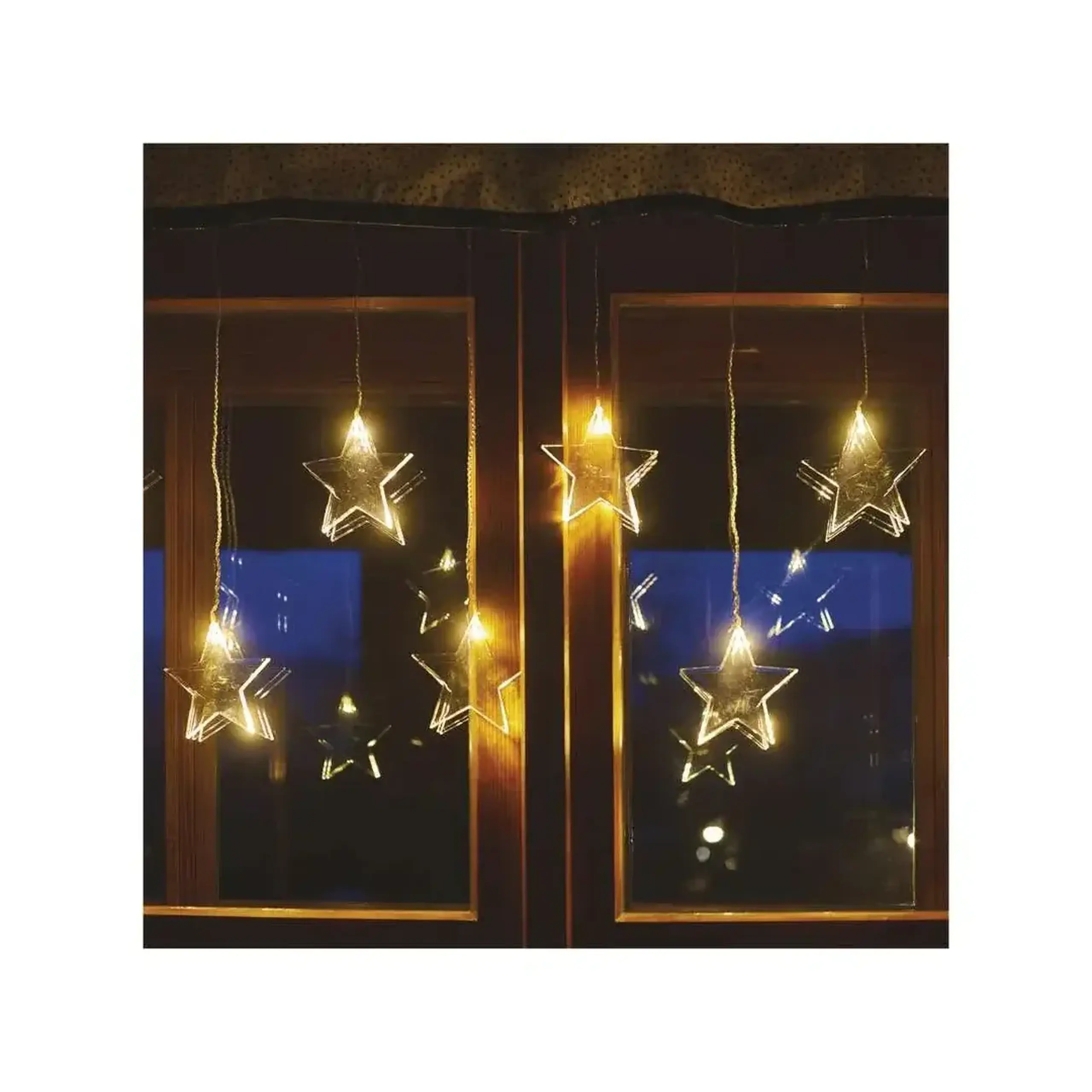 Ghirlandă "Cortină-Stele" 3.6 W 84 x 45 cm 3000 K 220 - 240 V IP44 LED EMOS