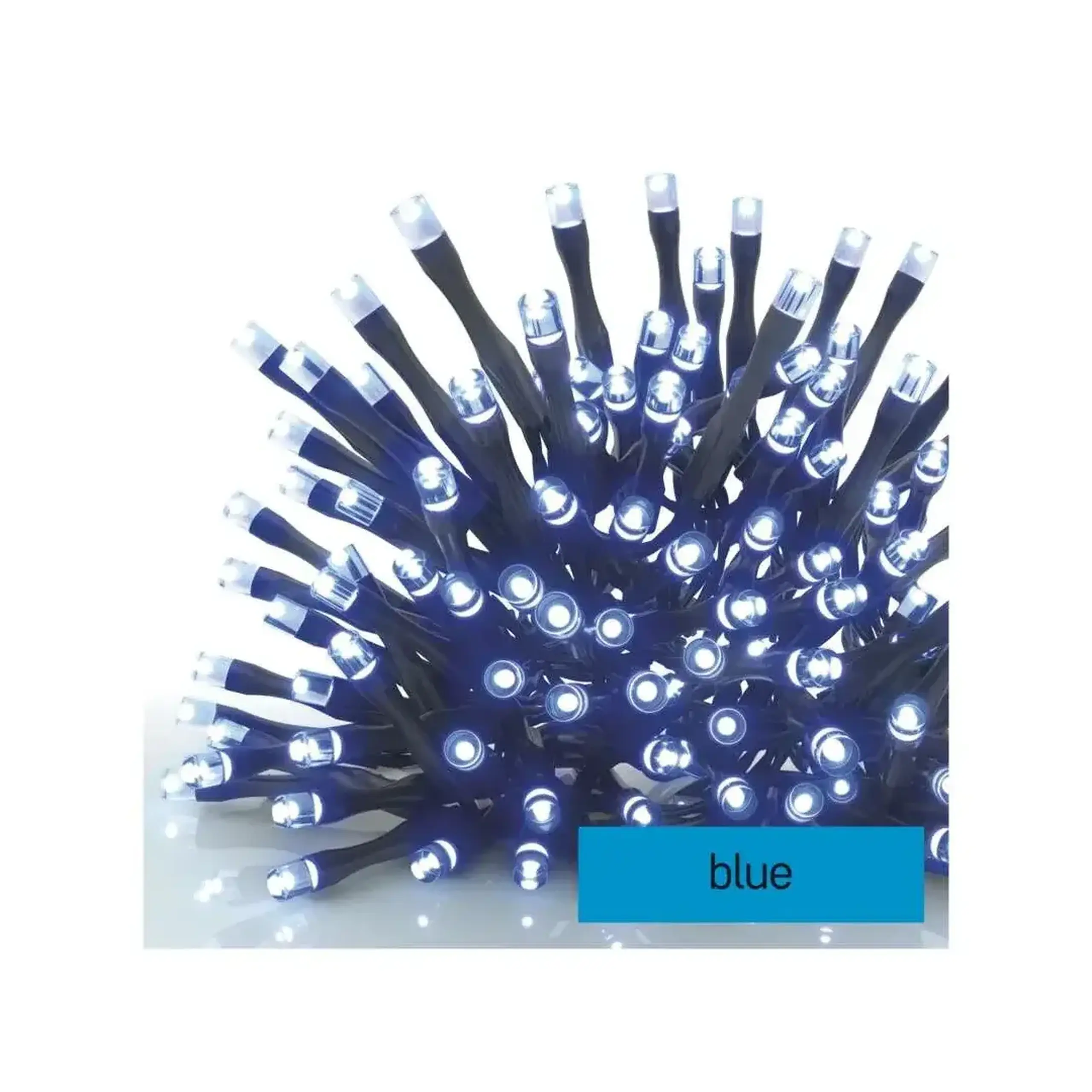 Ghirlandă "Fir" 3 W 5 m 30 V DC IP44 LED EMOS - Albastru 5 W (W)