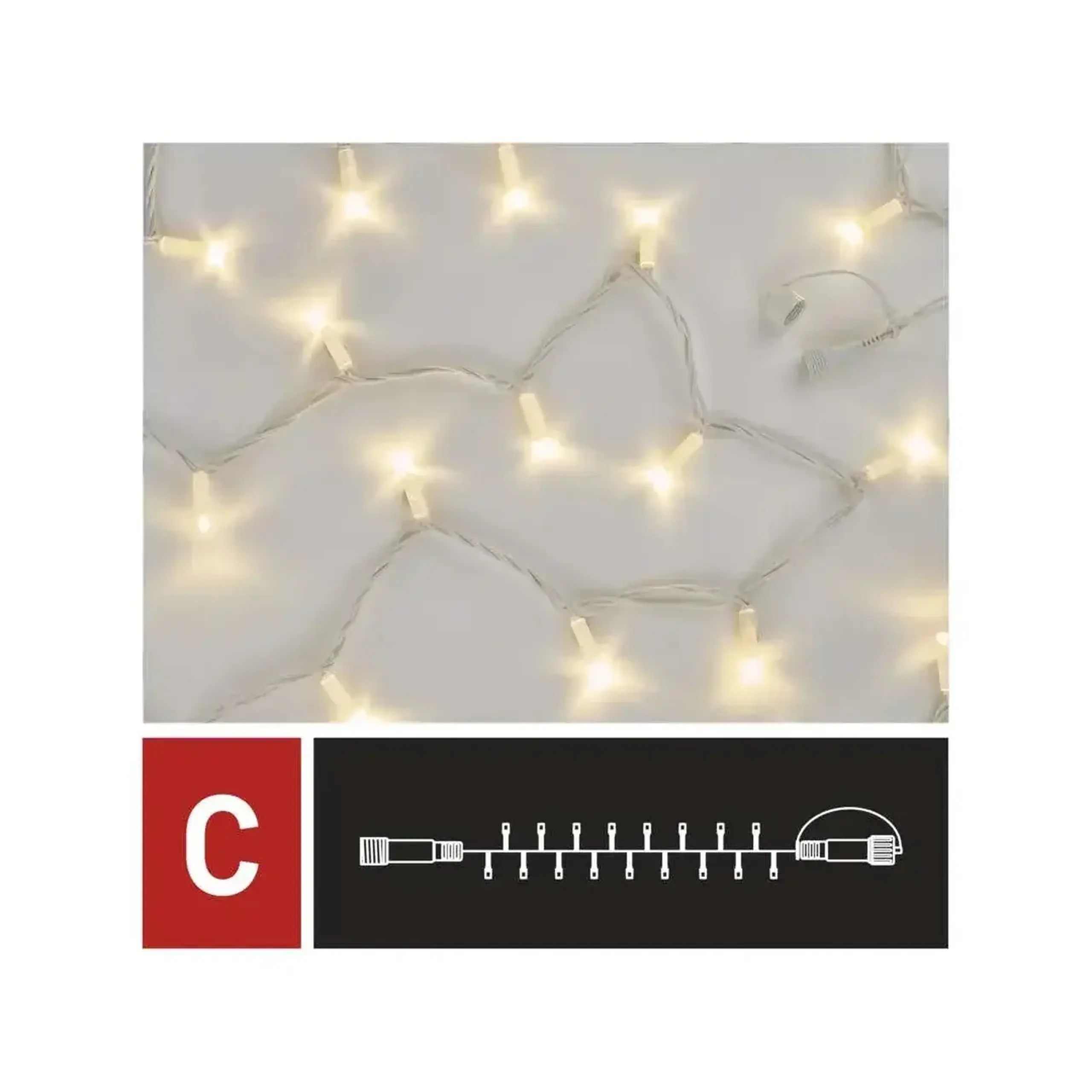 Ghirlandă PROFI 6 W 10 m 3000 K 30 V DC IP44 LED EMOS - Alb cald