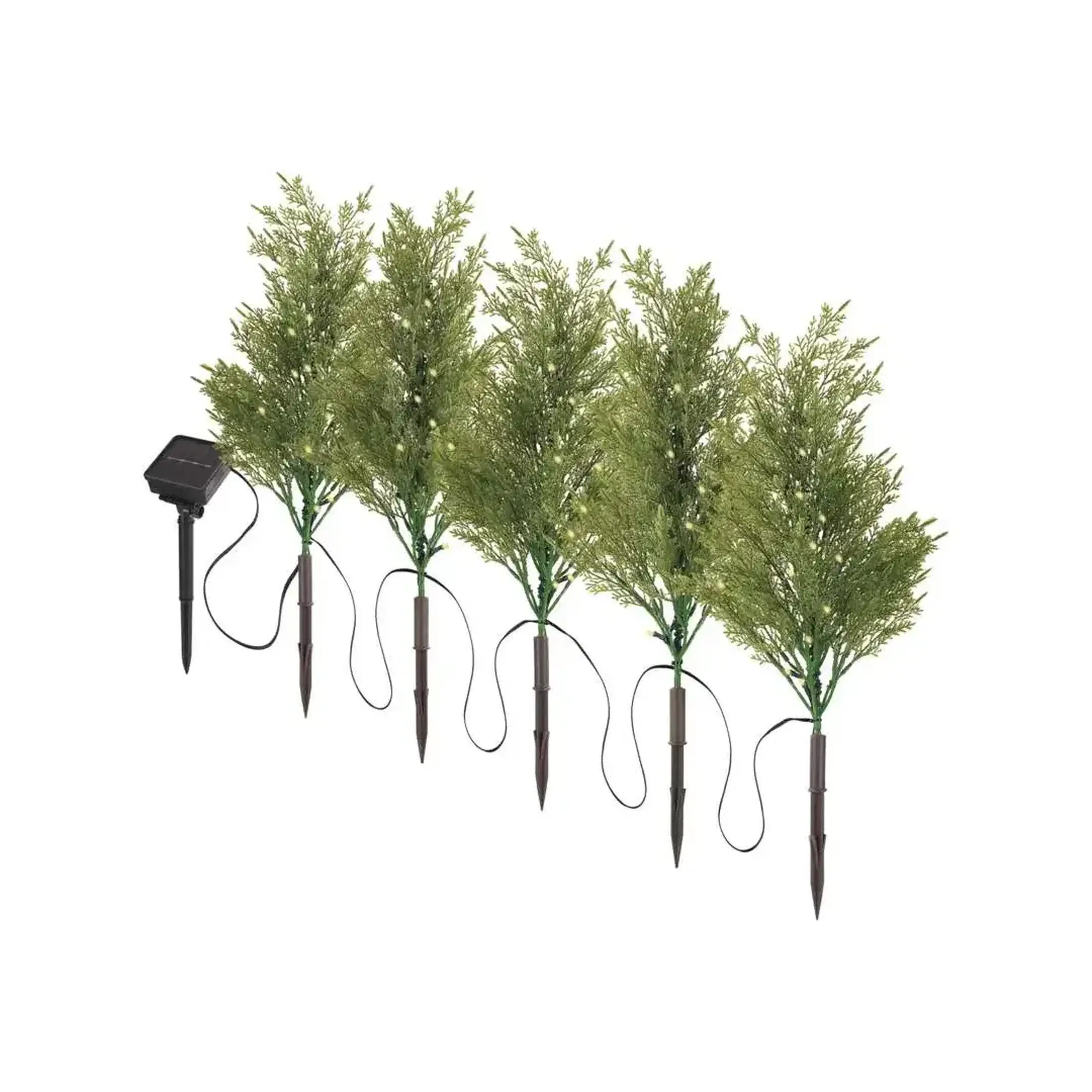 Crenguțe decorative cu panou solar 200 x 450 mm 3000 K 1.2 V DC IP44 LED EMOS