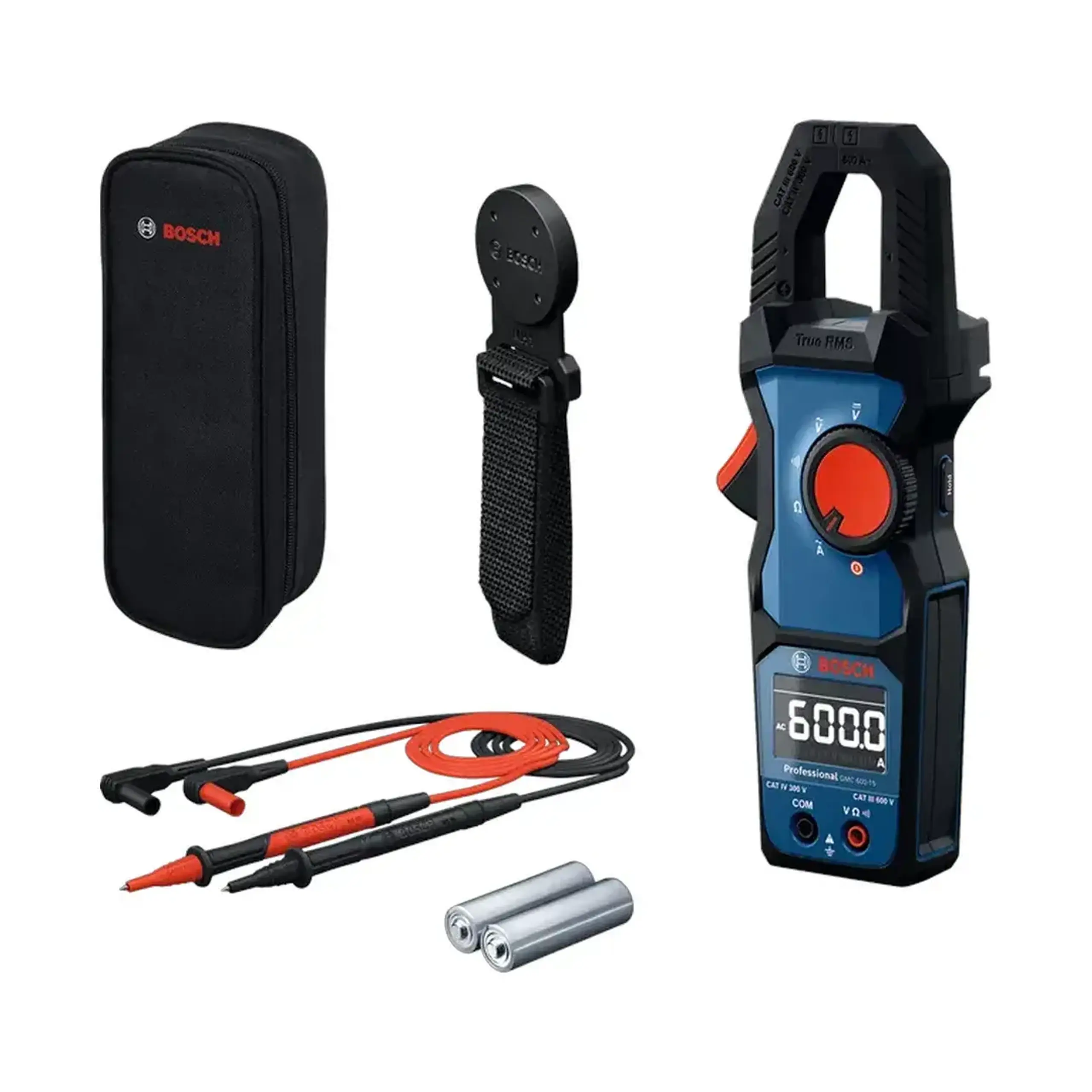 Clește de măsurat curentul GMC 600-15 0 - 600 A 0 - 600 V Bosch