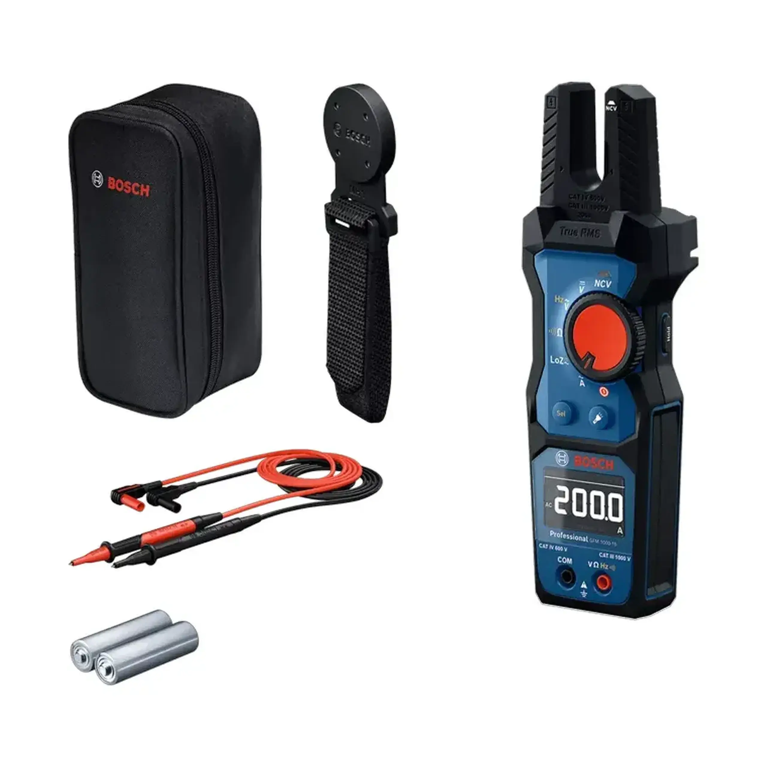 Tester tensiune GFM 1000-15 0 - 200 A 0 - 1000 V Bosch