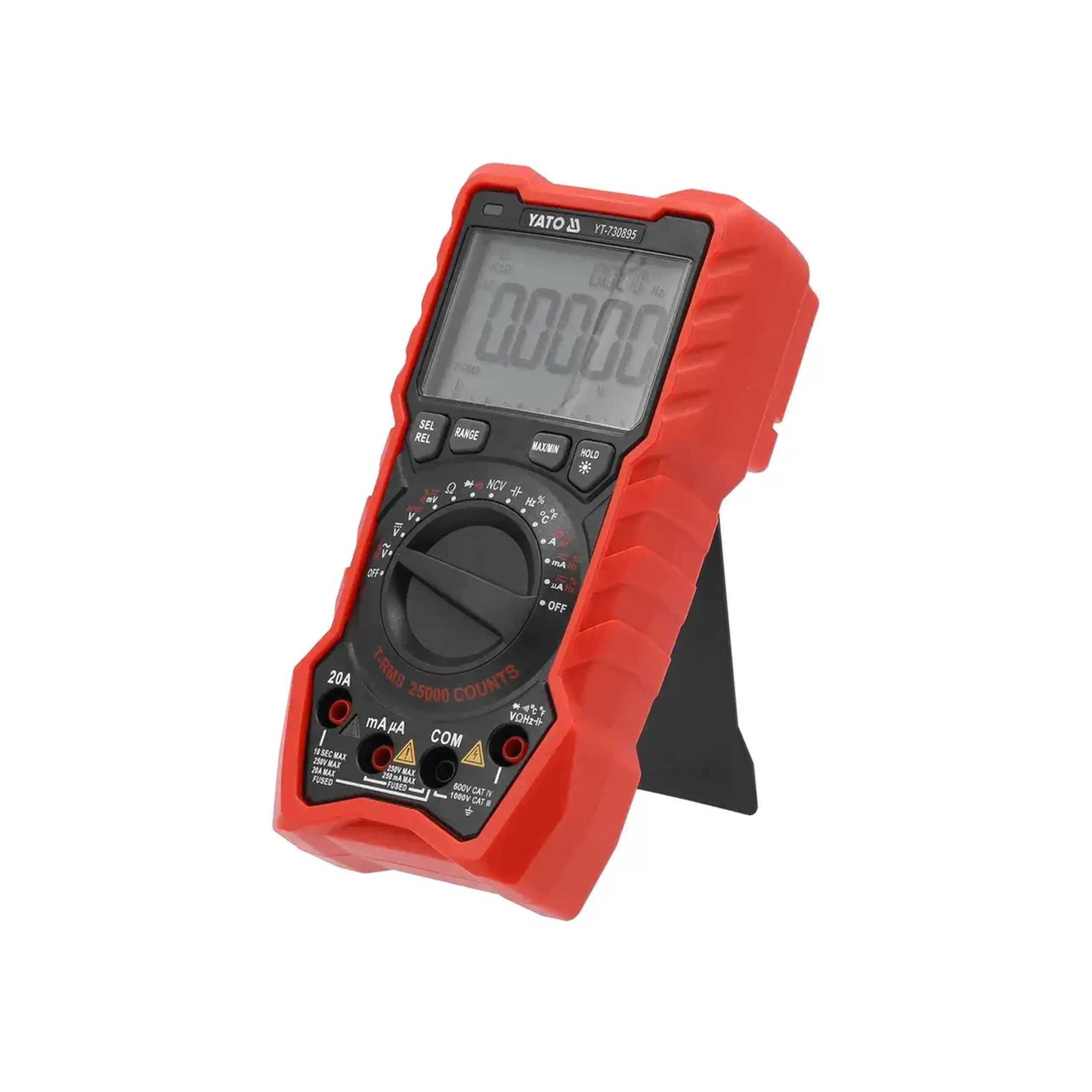 Multimetru digital 0 - 10 A 750 V AC/1000 V DC Yato - Acumulator 3 x 1.5 V (AA)