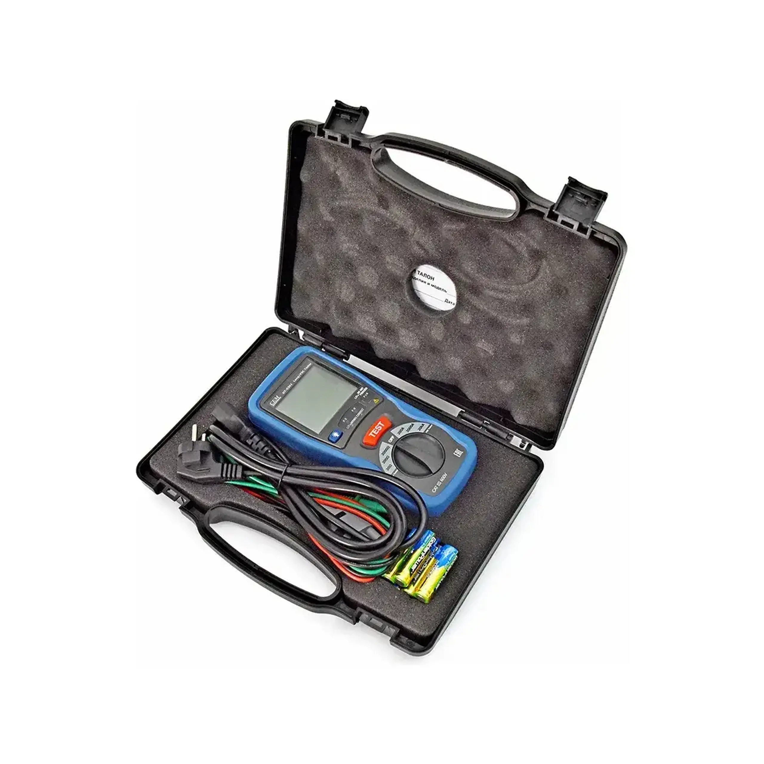 Tester de rezistență a circuitului DT-5301 220 - 240 V