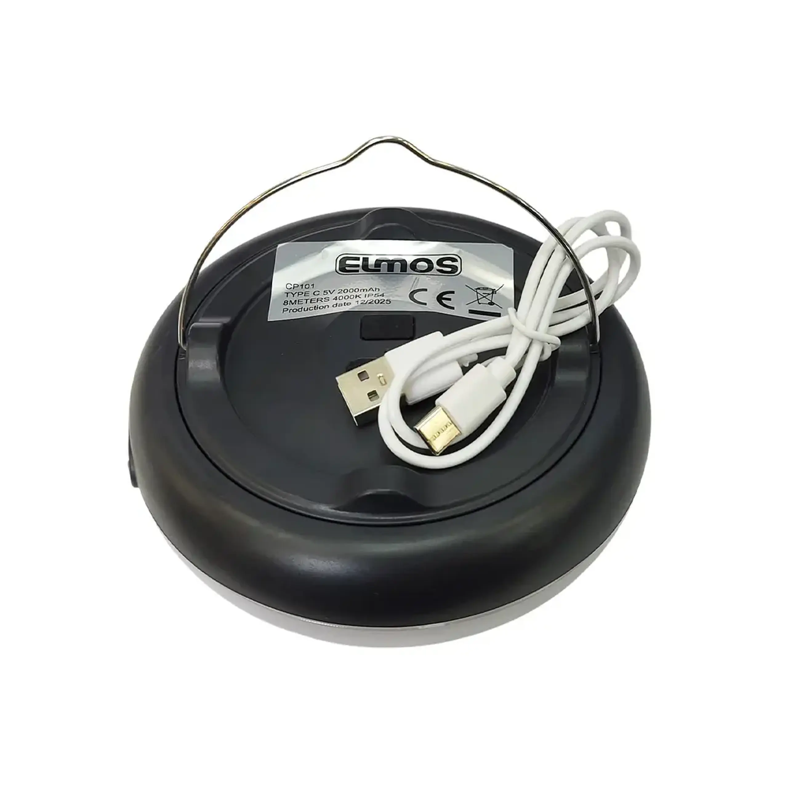 Lampă de camping cu ghirlandă 1.6 W 4000 K + SOS 5 V 2000 mAh Elmos