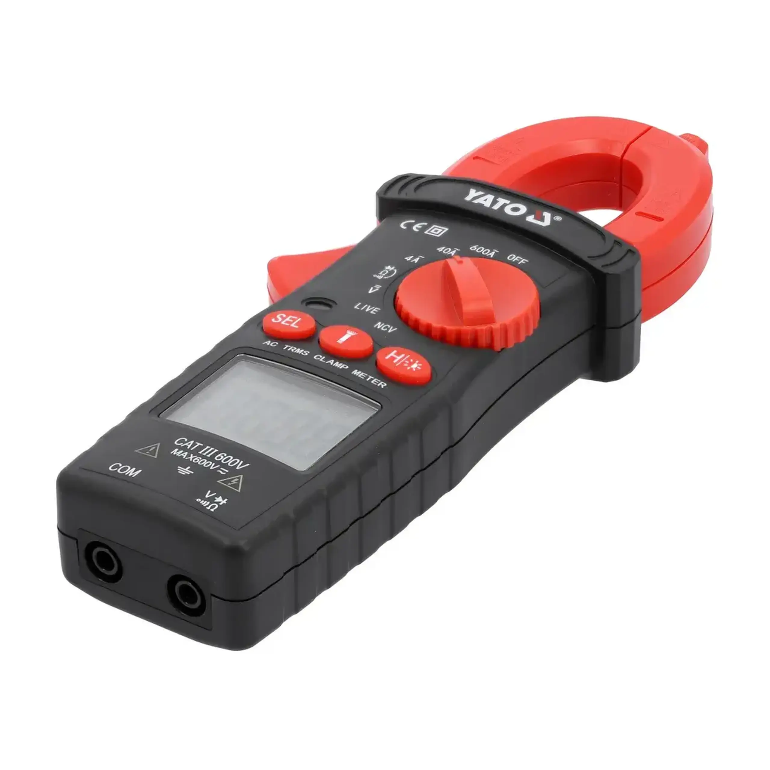 Clește de măsurat curentul 0 - 600 A 600 V AC/DC Yato - Curent (A) 0 - 1000 A