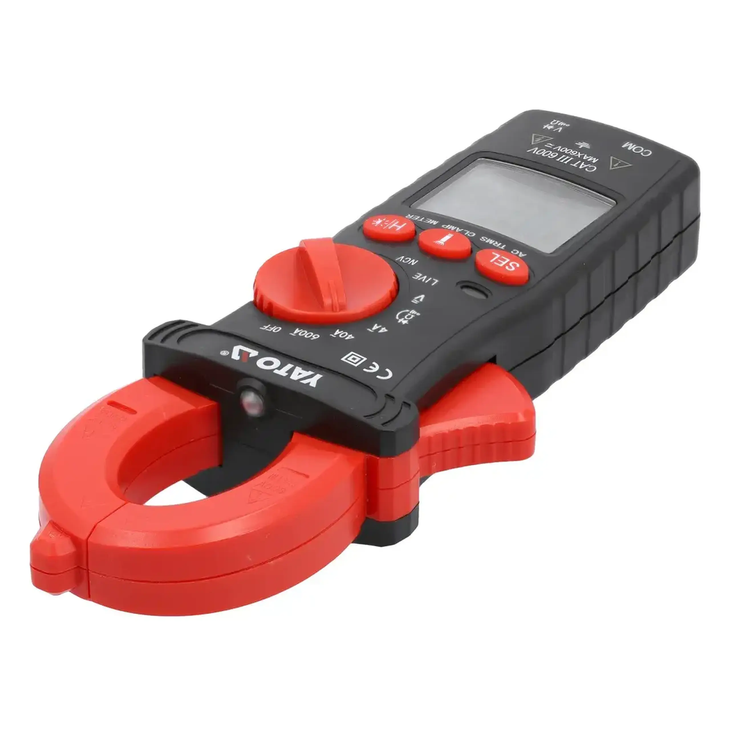 Clește de măsurat curentul 0 - 600 A 600 V AC/DC Yato - Curent (A) 0 - 1000 A
