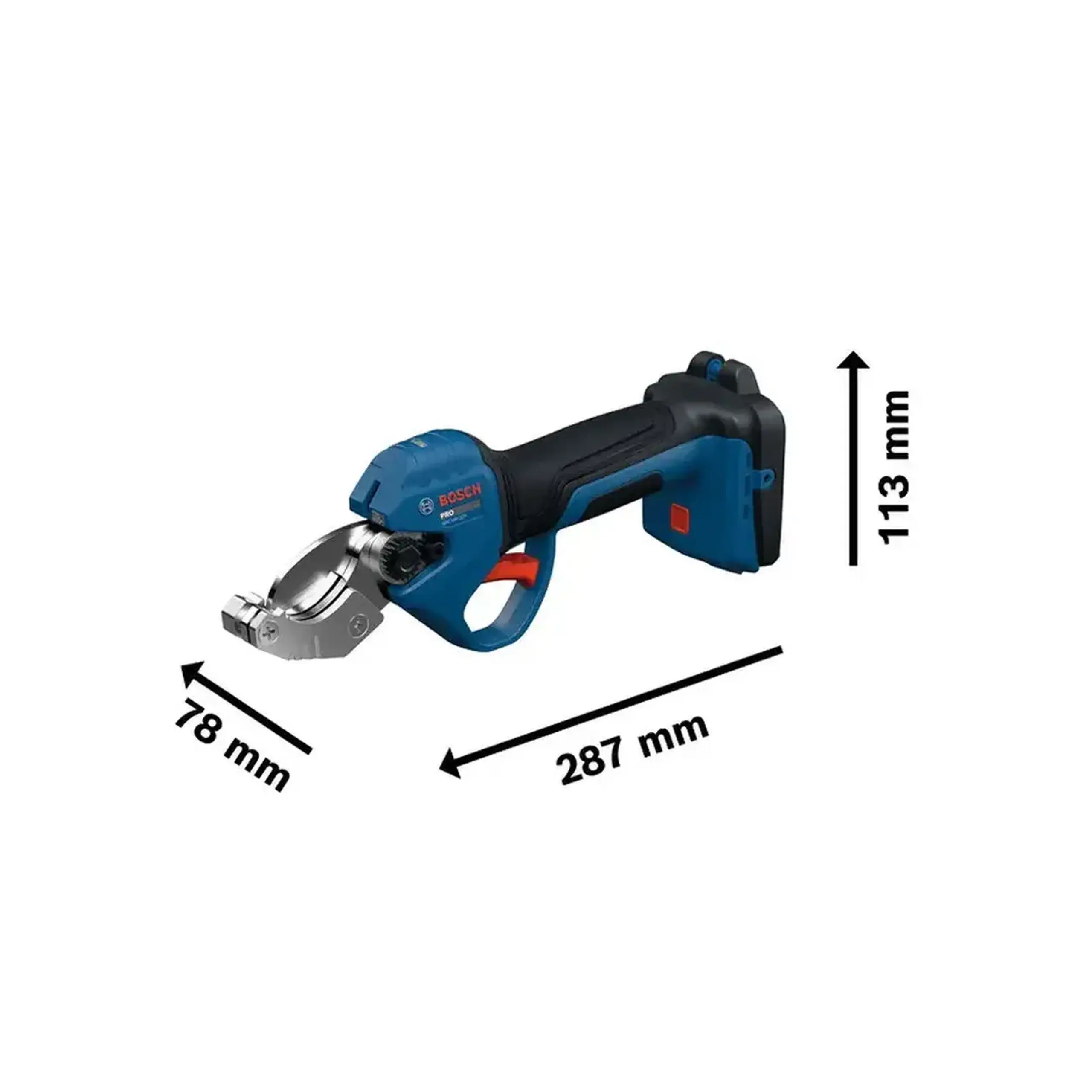 Clește de tăiat țevi de plastic 32 mm GPC18V-32P Bosch