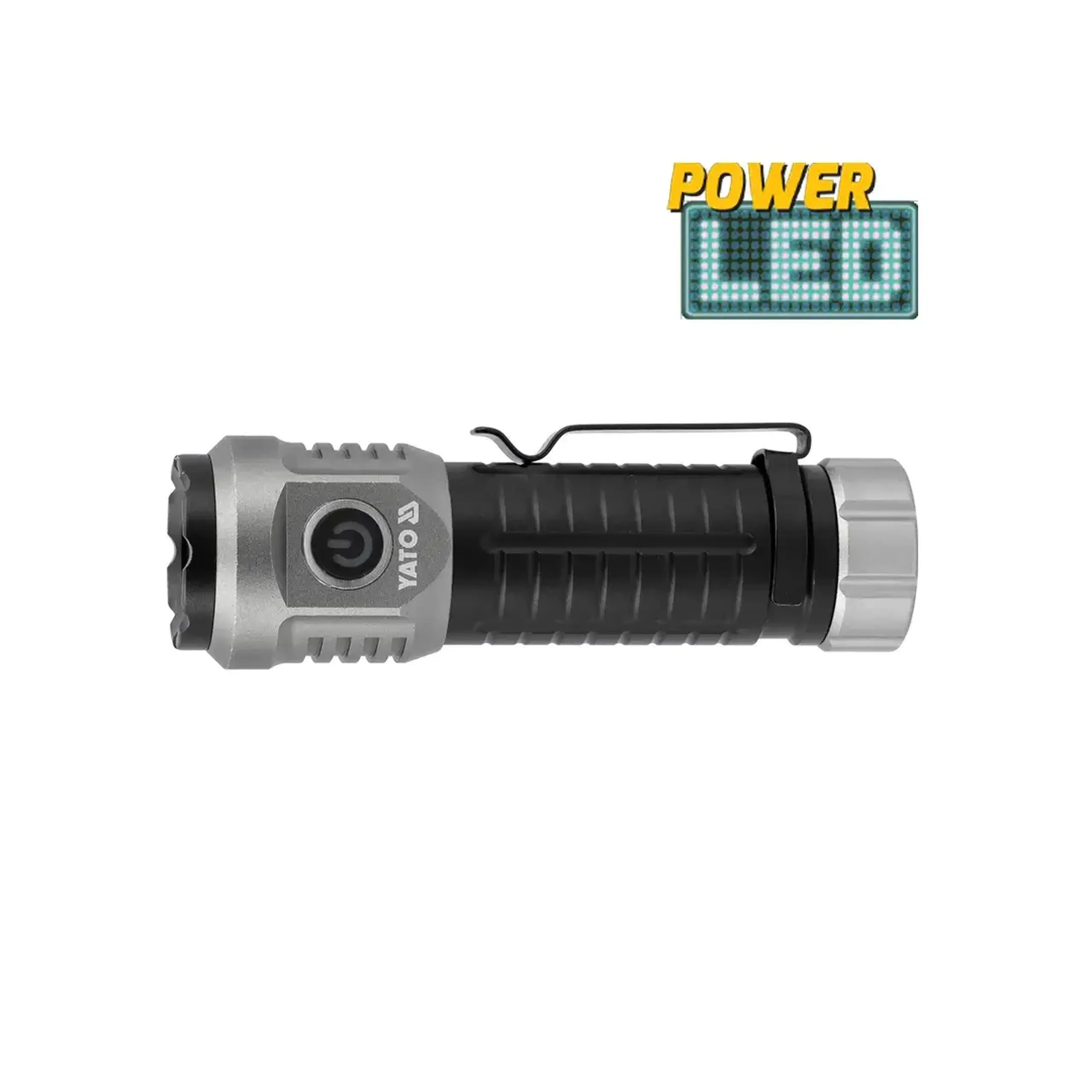 Lanternă LED cu acumulator 10 W 6000 - 7000 K 3.7 V 700 mAh (Li-ion) Yato - Distanţa de iluminare 145 m