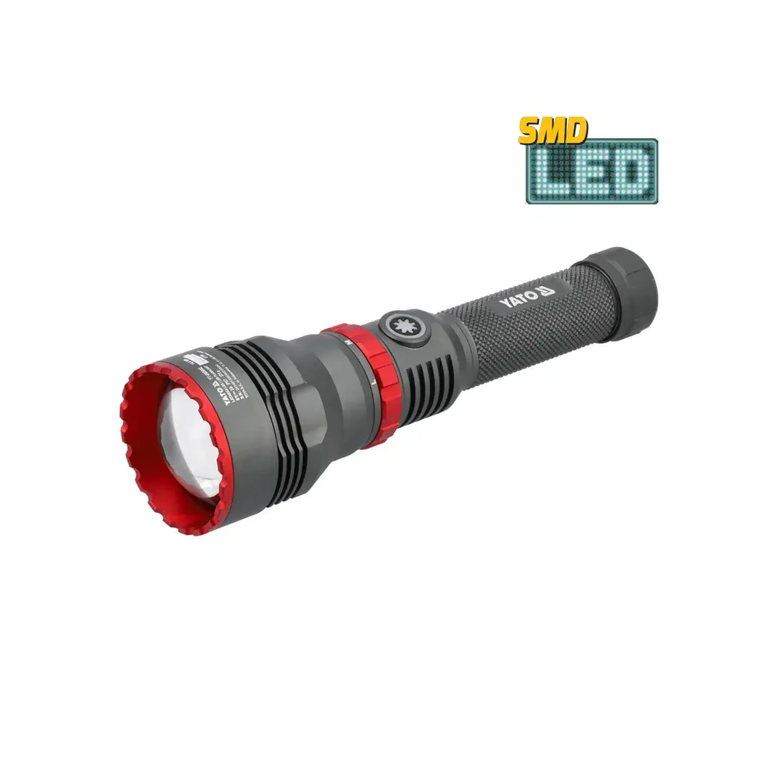 Lanternă LED cu acumulator 10 W 6000 - 7000 K 3.7 V 700 mAh (Li-ion) Yato - Distanţa de iluminare 920 m