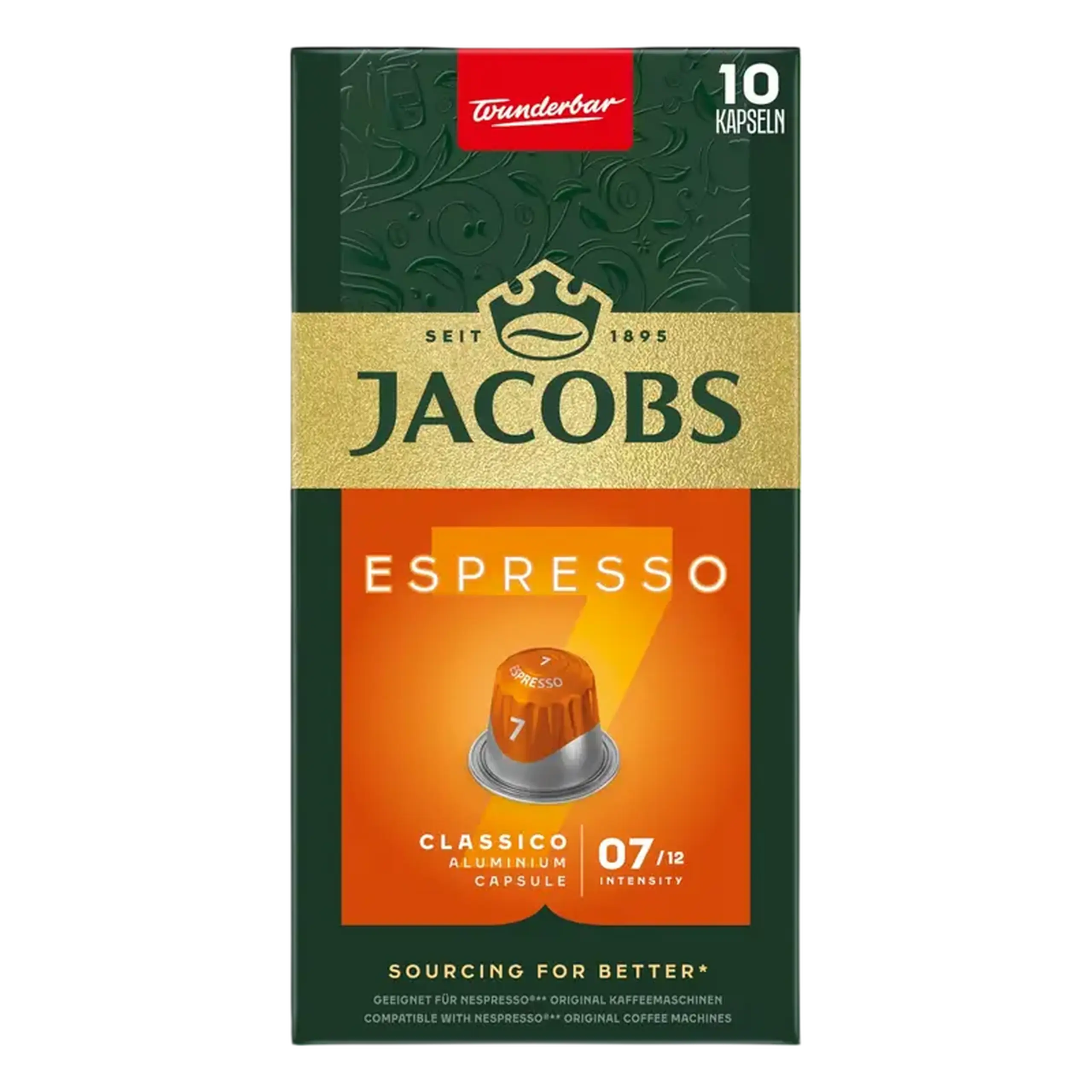 Cafea Jacobs Espresso Classico, 10 buc