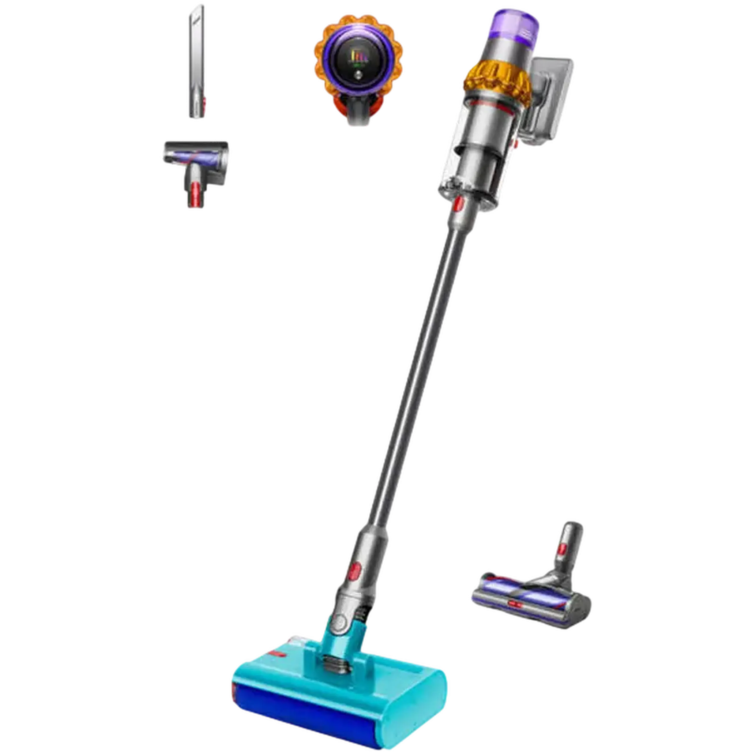 Aspirator Vertical Dyson V15s Detect Submarine, Galben