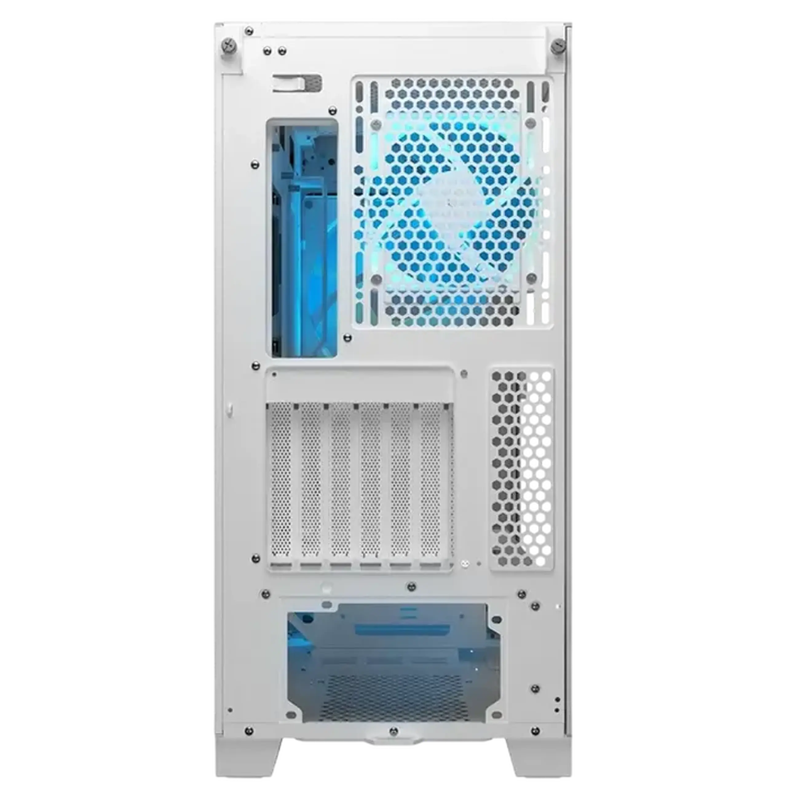 Carcasă PC Cougar Airface FLO RGB, Midi-Tower, Fără PSU, Alb