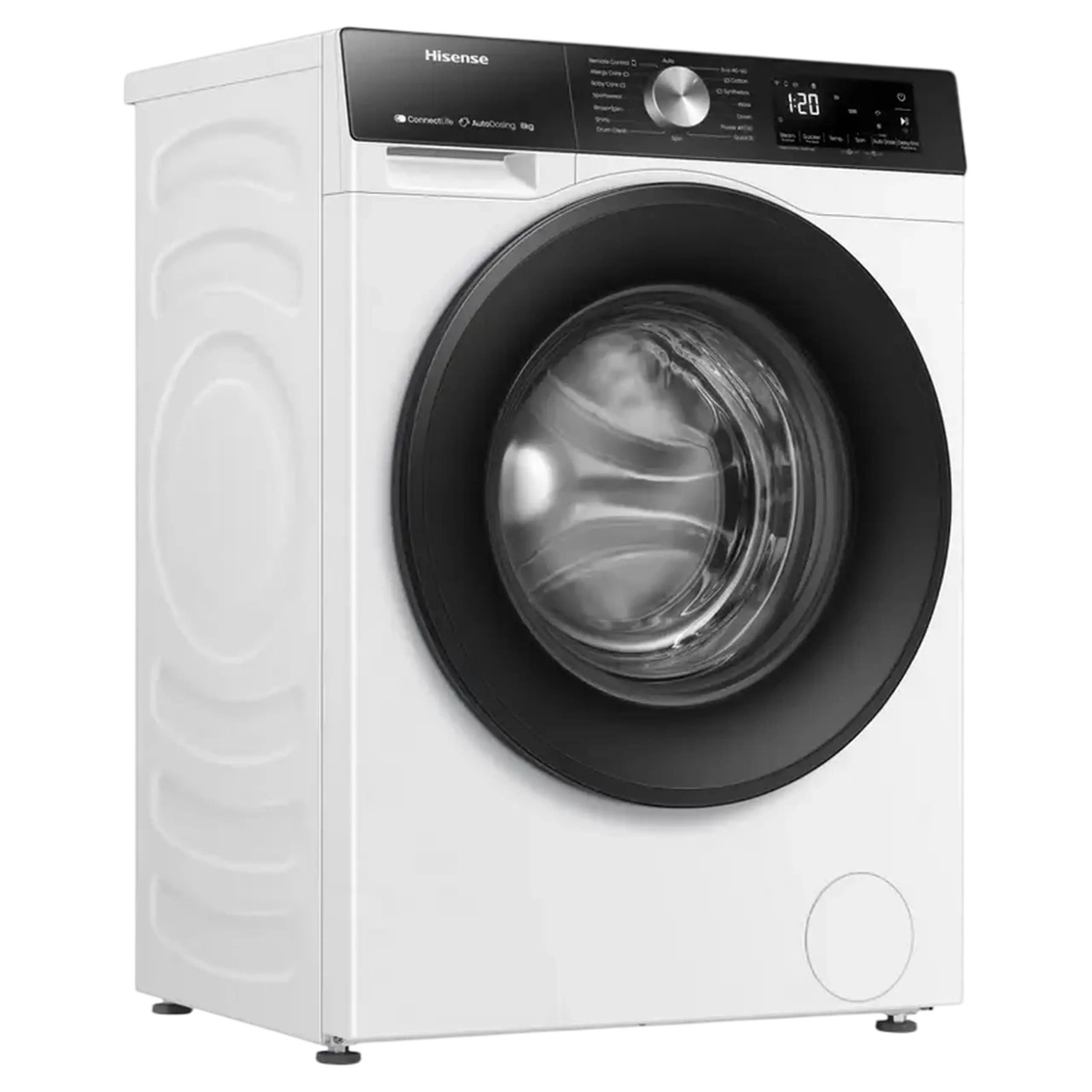 Mașină de spălat Hisense WF3S8045BW3, 8kg, Alb