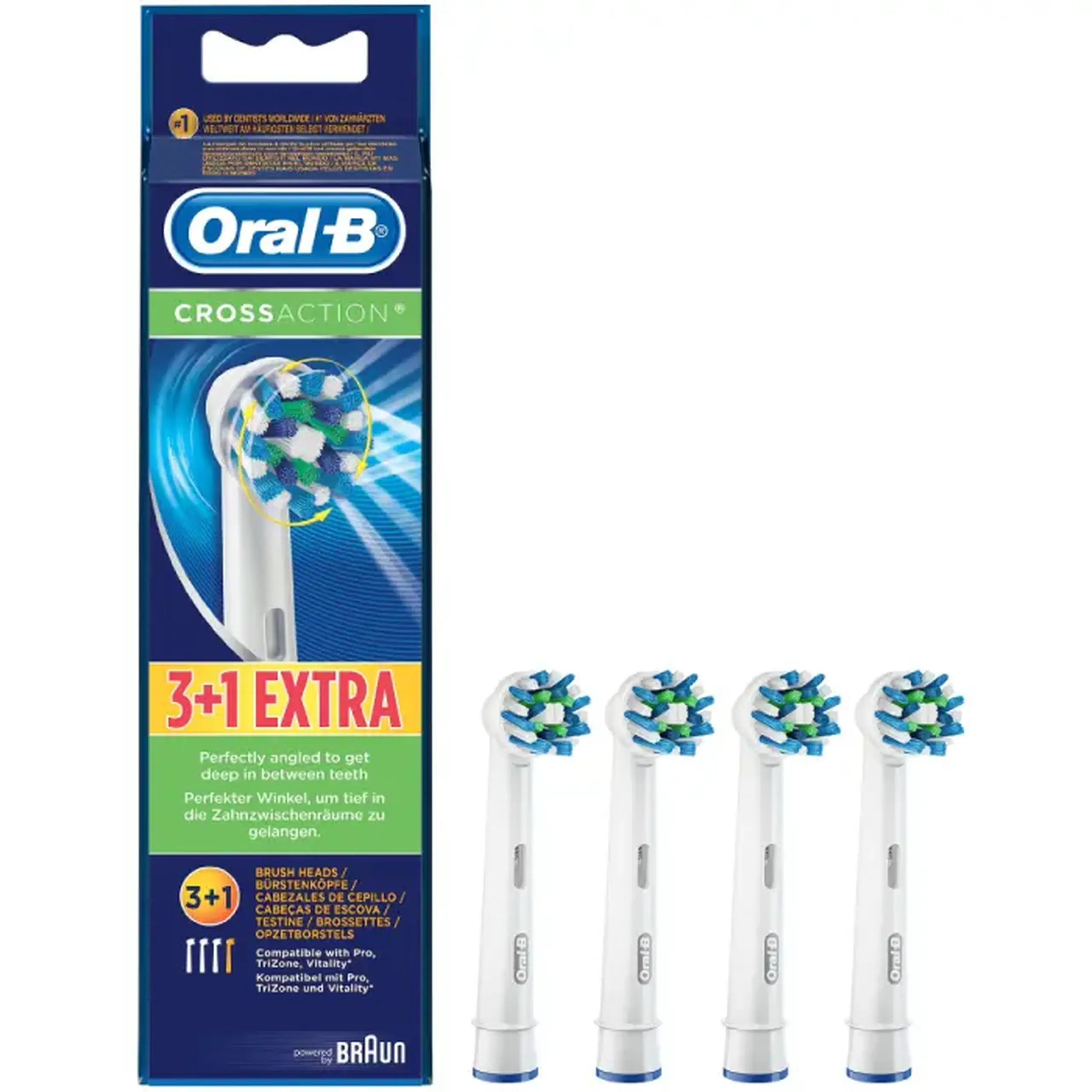 REZERVA ORAL-B CROSS ACTION 3+1BUC