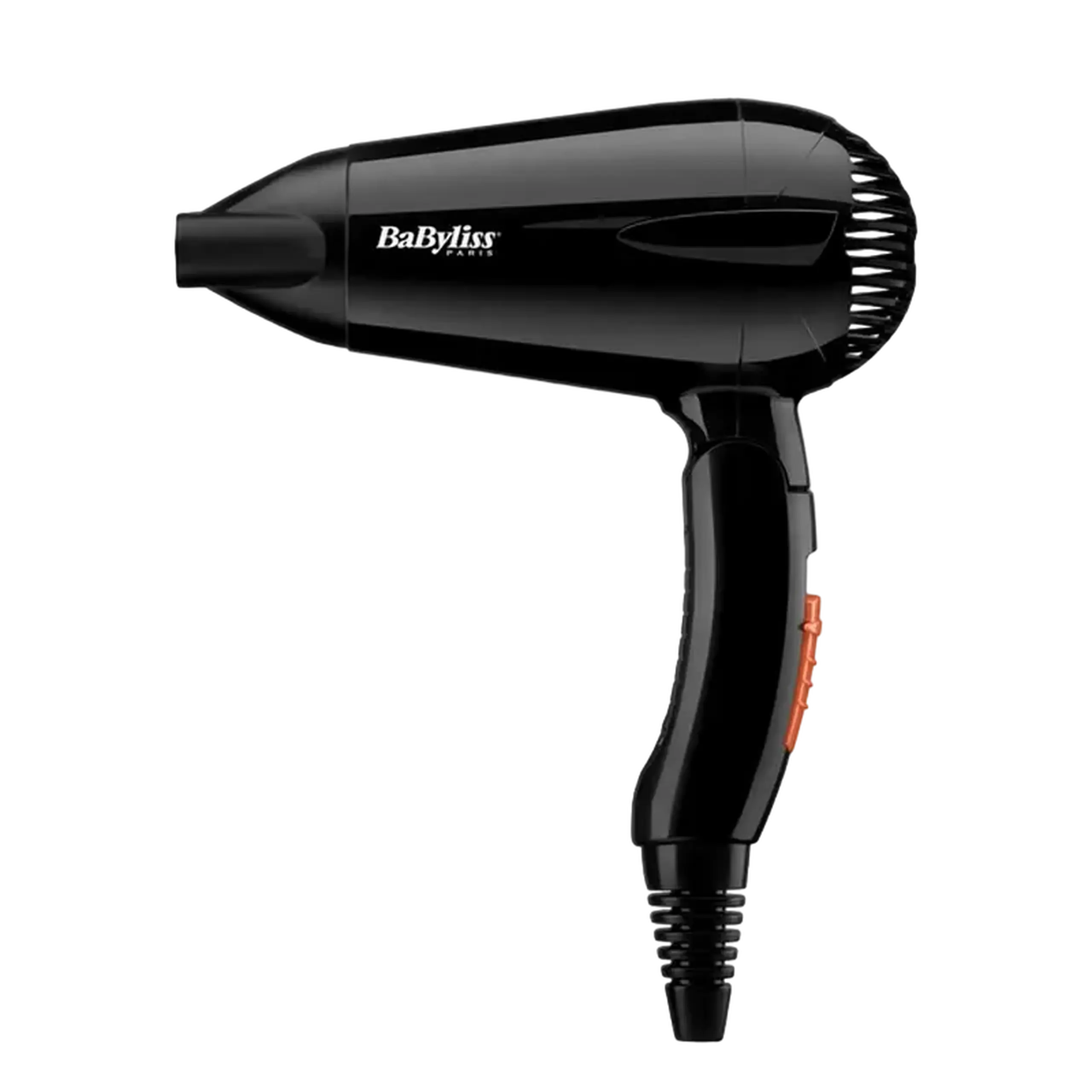 Uscător de păr compact BaByliss Travel Dry 5344E, 2000 W, Negru
