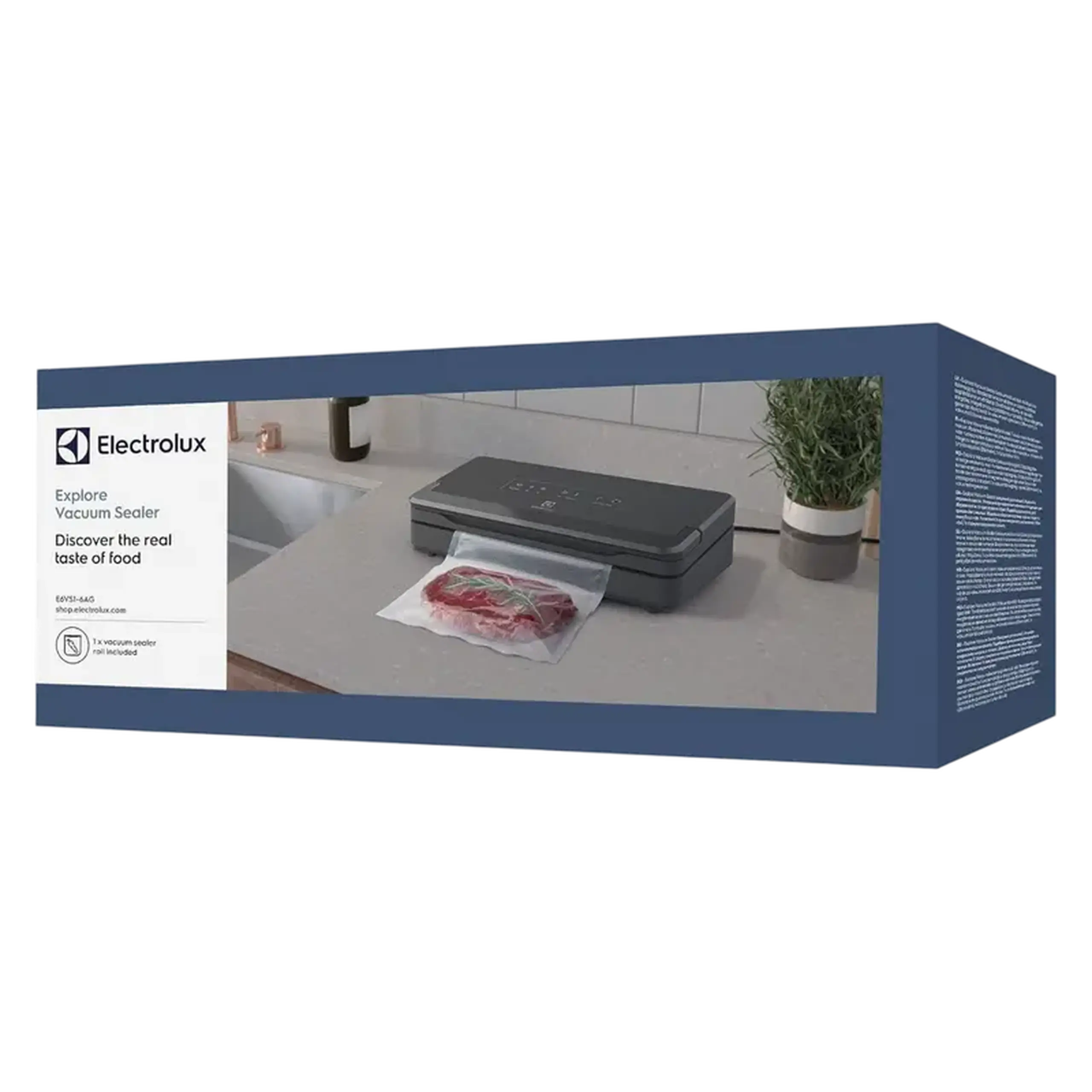 Aparat de vidat Electrolux E6VS1-6AG, Negru