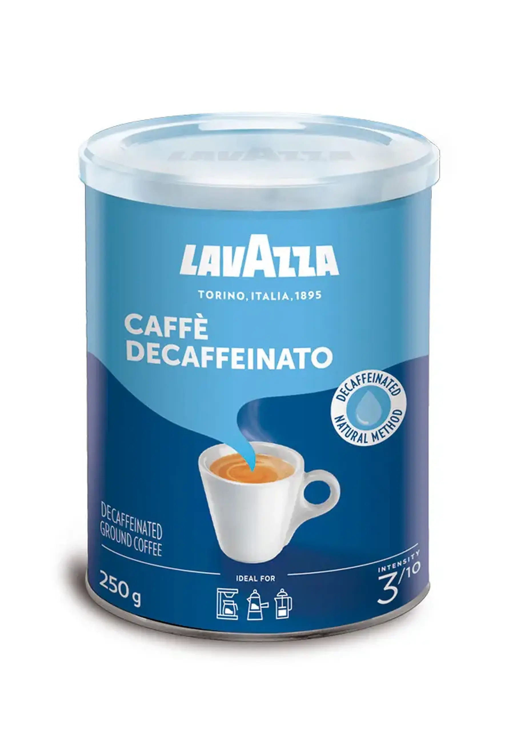 LAVAZZA DECAFFEINATO 250G MACINATA/TIN