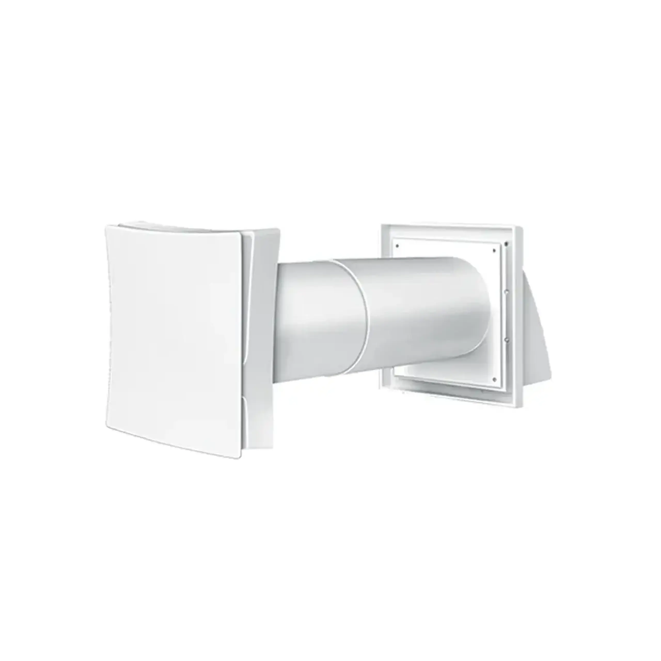 Grila aerisire pentru părete WZGK 163 x 171 x 500 mm Plastic Alb Ventika