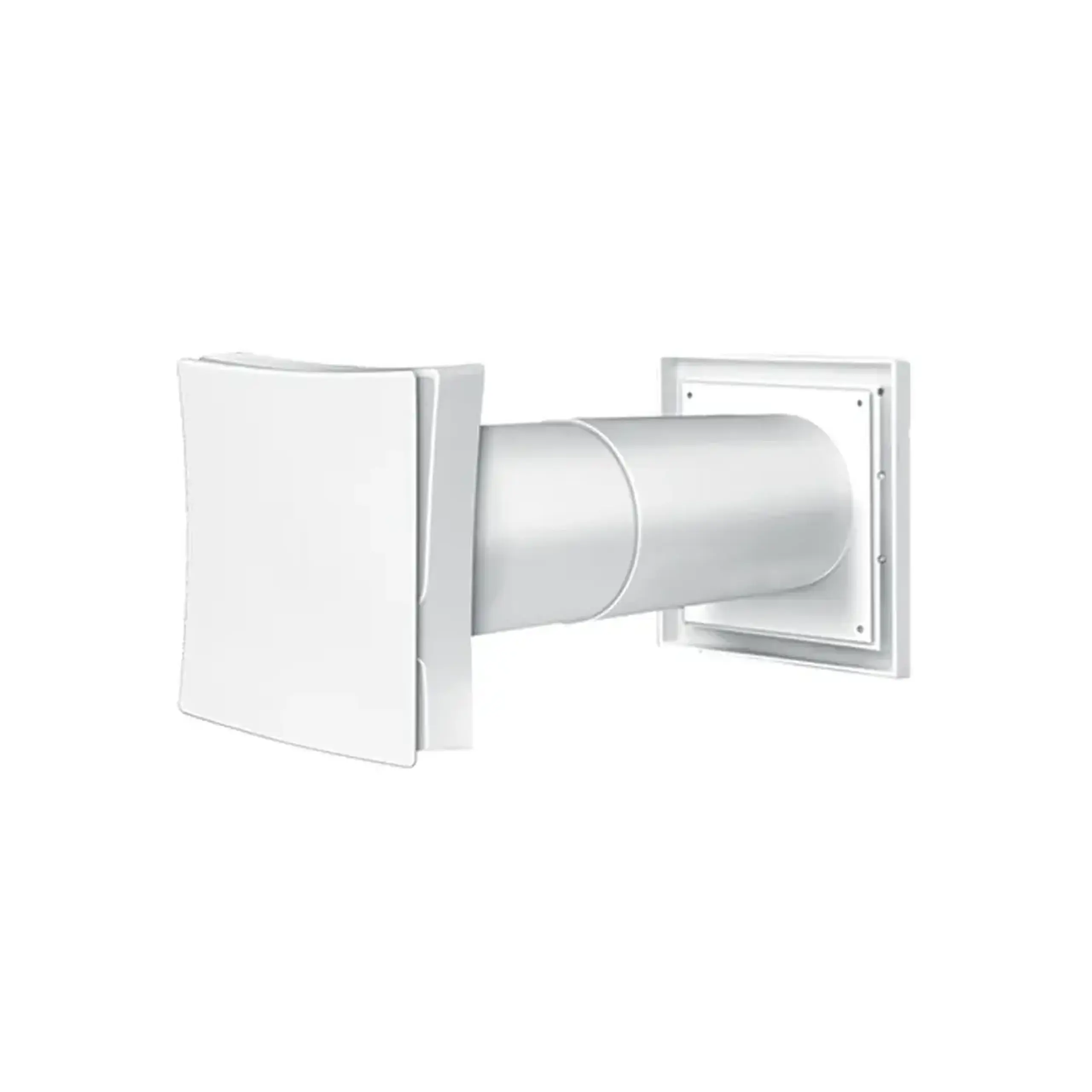 Grila aerisire pentru părete WZG 163 x 171 x 500 mm Plastic Alb Ventika