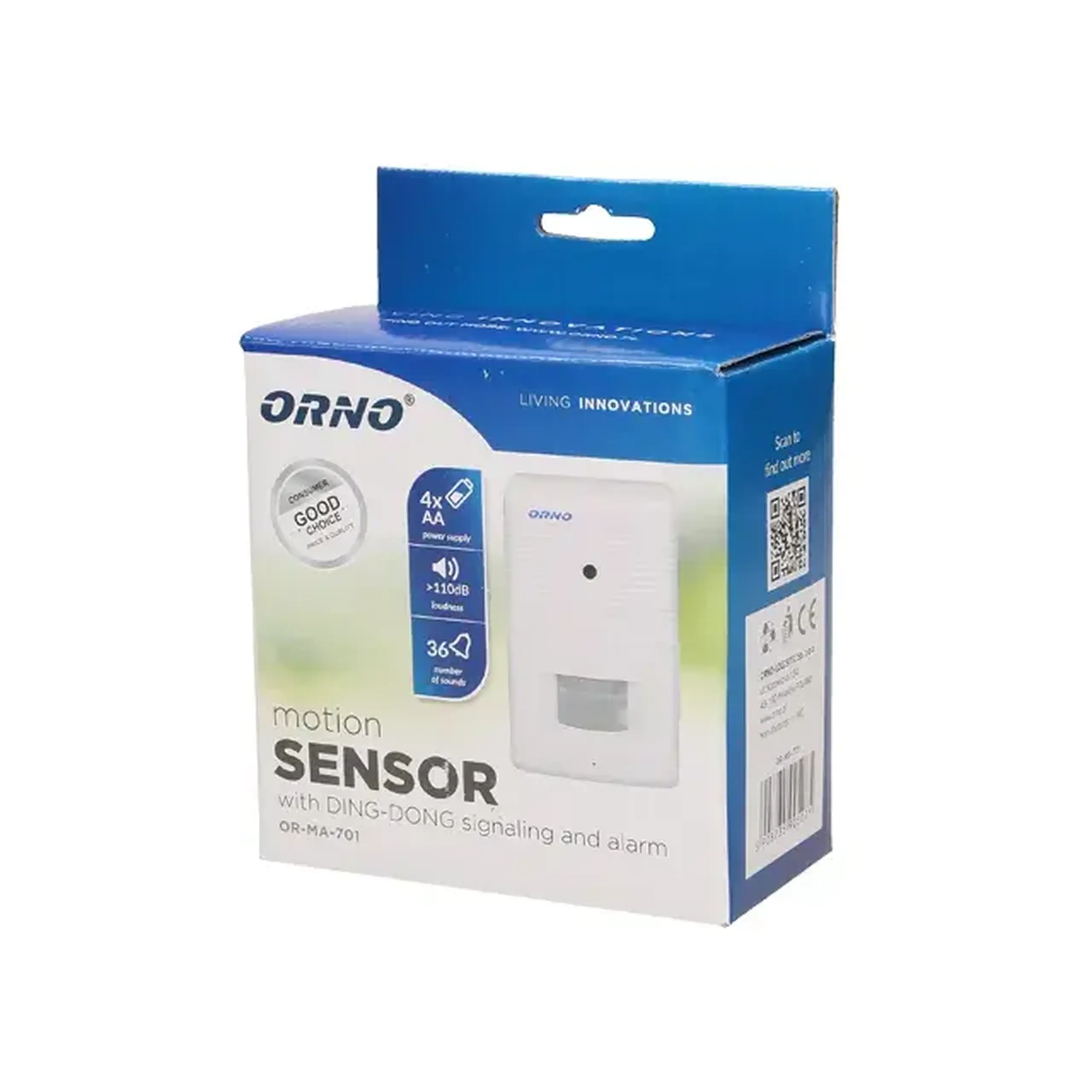 Alarmă cu senzor de mișcare ORNO ORMA701 6 V IP20