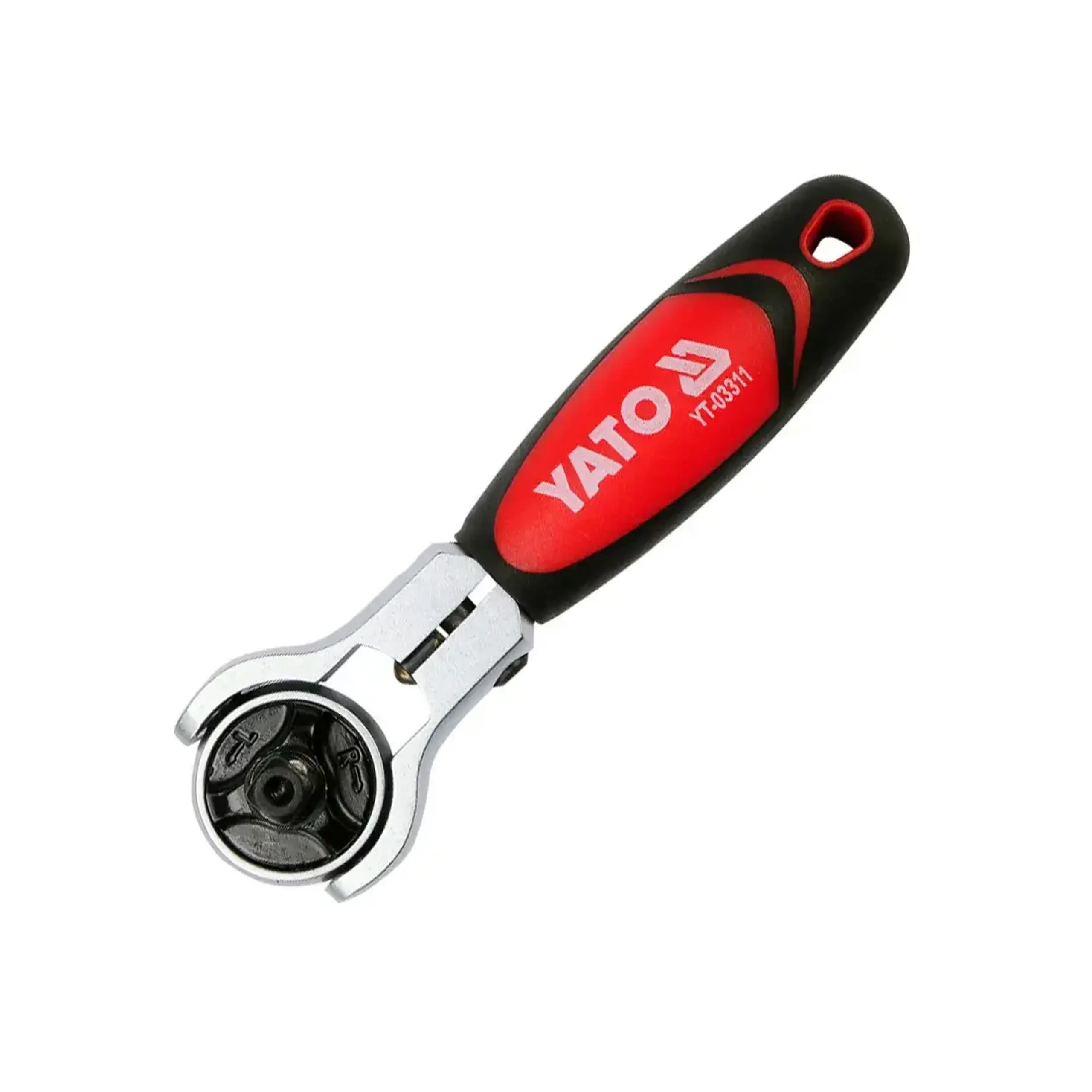 Cheie cu clichet cu cap rotativ 1/4" DIN3122 115 mm Yato - Dimensiuni (L x W x H x Ø) 115 mm