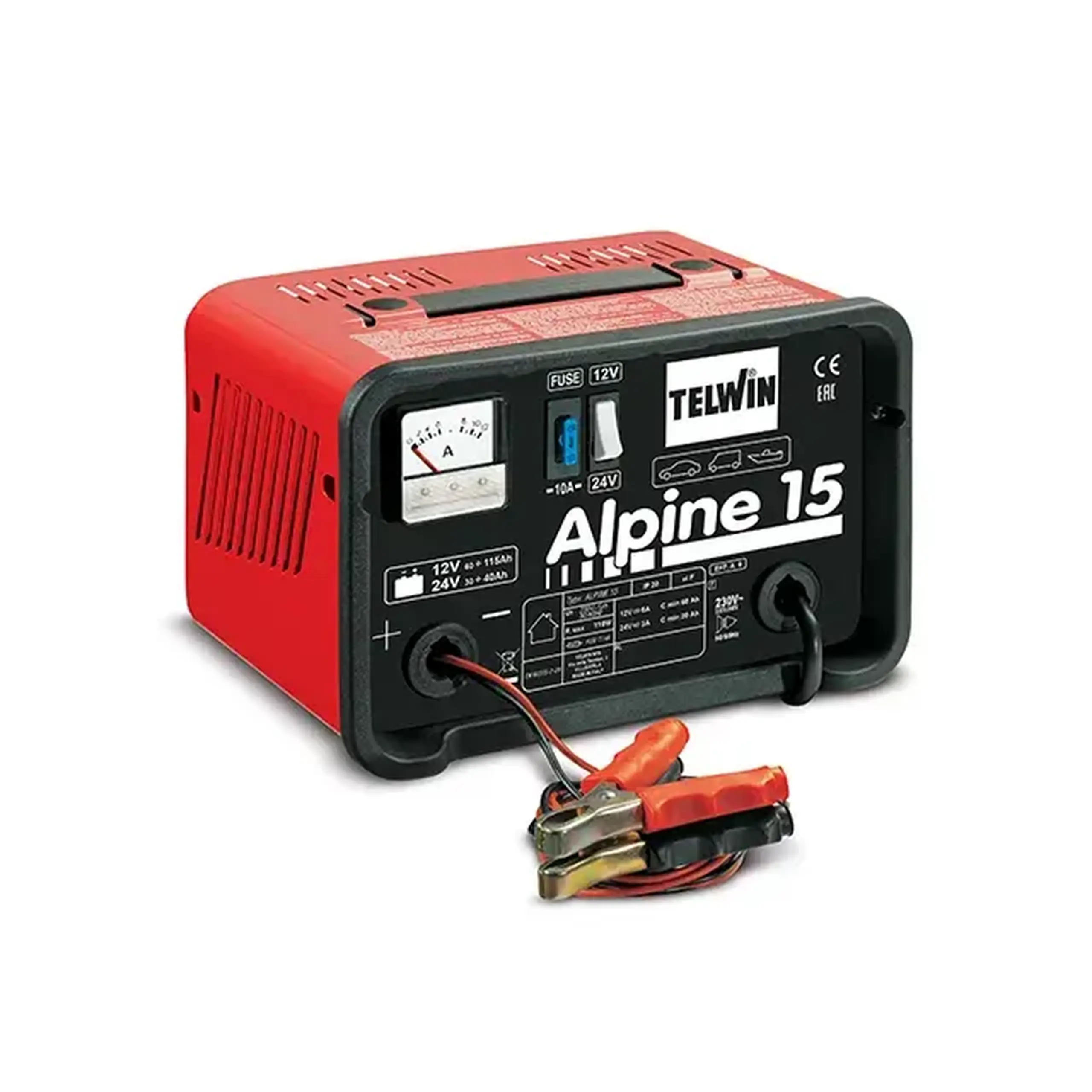 Încărcător pentru acumulatoare auto ALPINE 15 12/24 V DC TELWIN