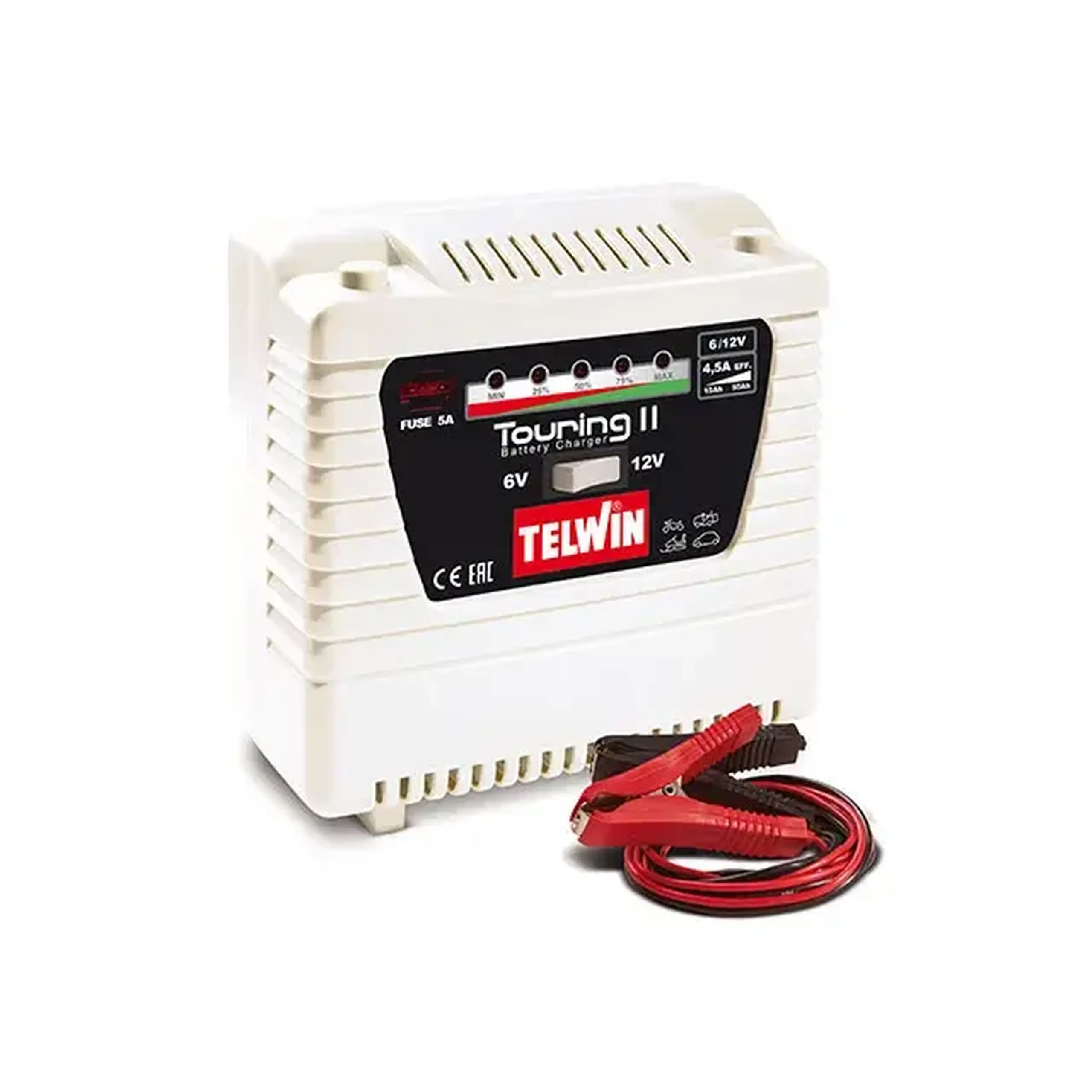 Încărcător pentru acumulatoare auto TOURING 11 6/12 V DC TELWIN - Curent (A) 4.5 A
