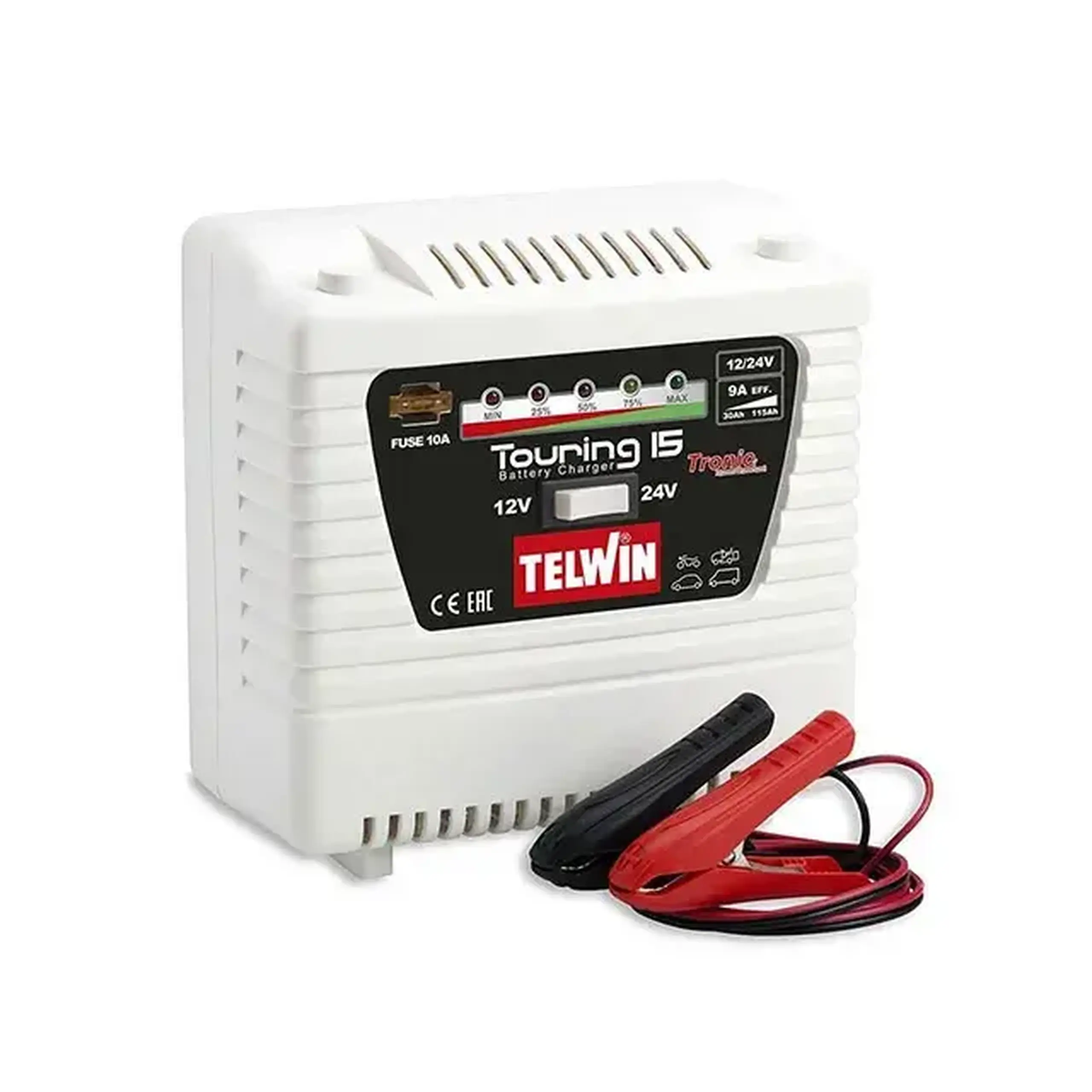 Încărcător pentru acumulatoare auto TOURING 11 6/12 V DC TELWIN - Curent (A) 12 A