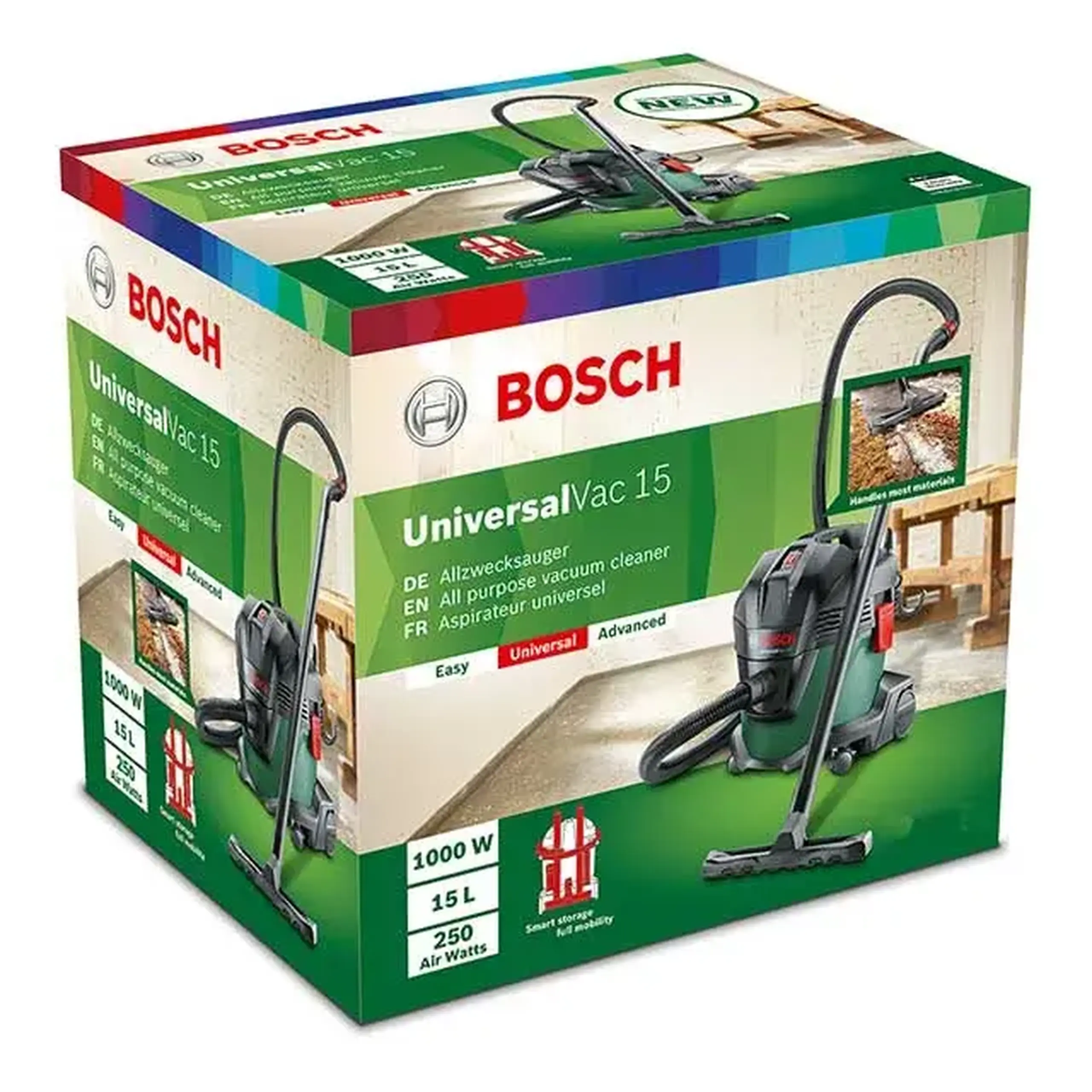 Aspirator UniversalVac 15 1000 W 220 V 240 mbar 15 l Bosch