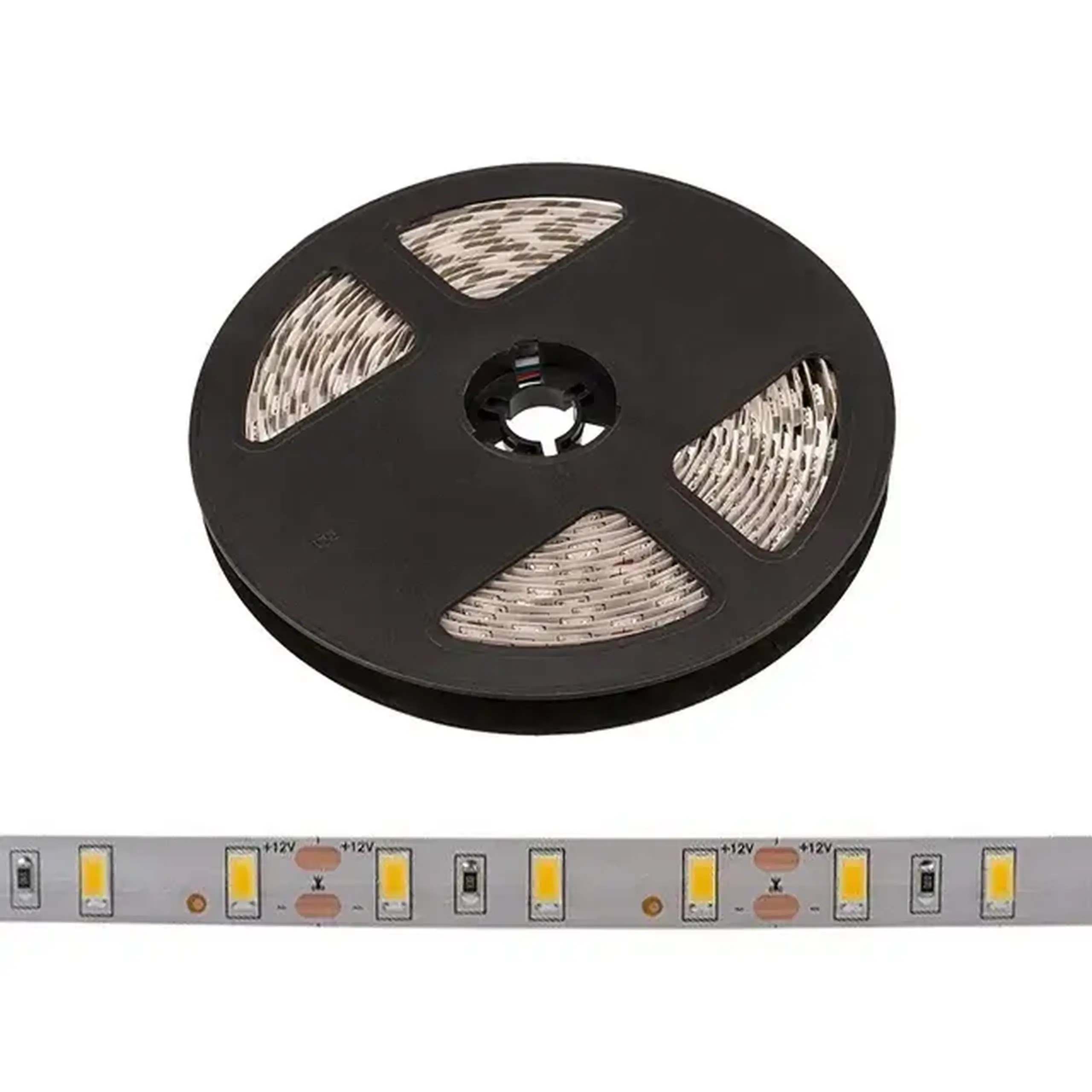 Bandă LED SMD5730 19 W/m 12 V 5 m x 12 mm 3000 K Rexant IP23 - Temperatura culoare (K) 3000 K