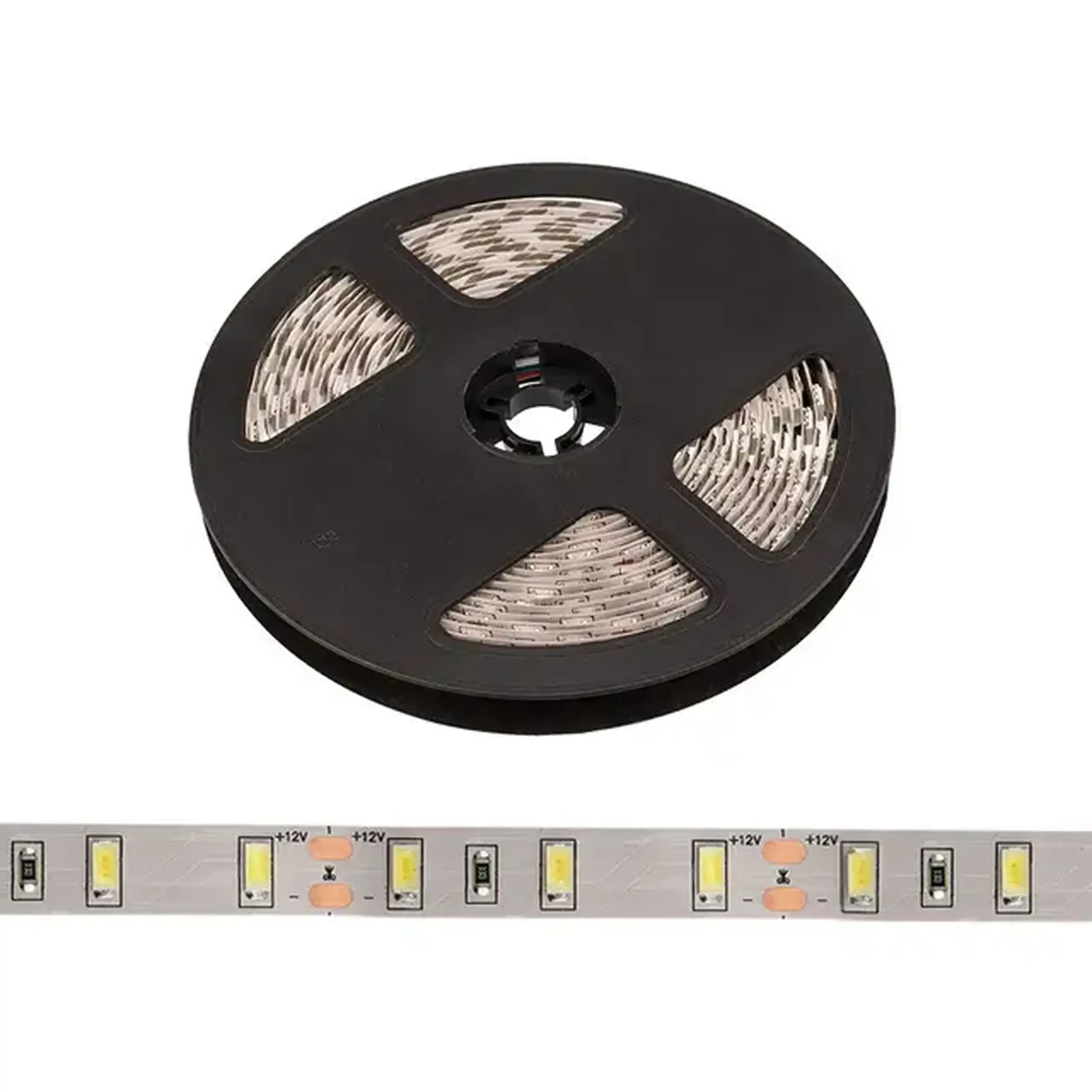 Bandă LED SMD5730 19 W/m 12 V 5 m x 12 mm 3000 K Rexant IP23 - Temperatura culoare (K) 6000 K