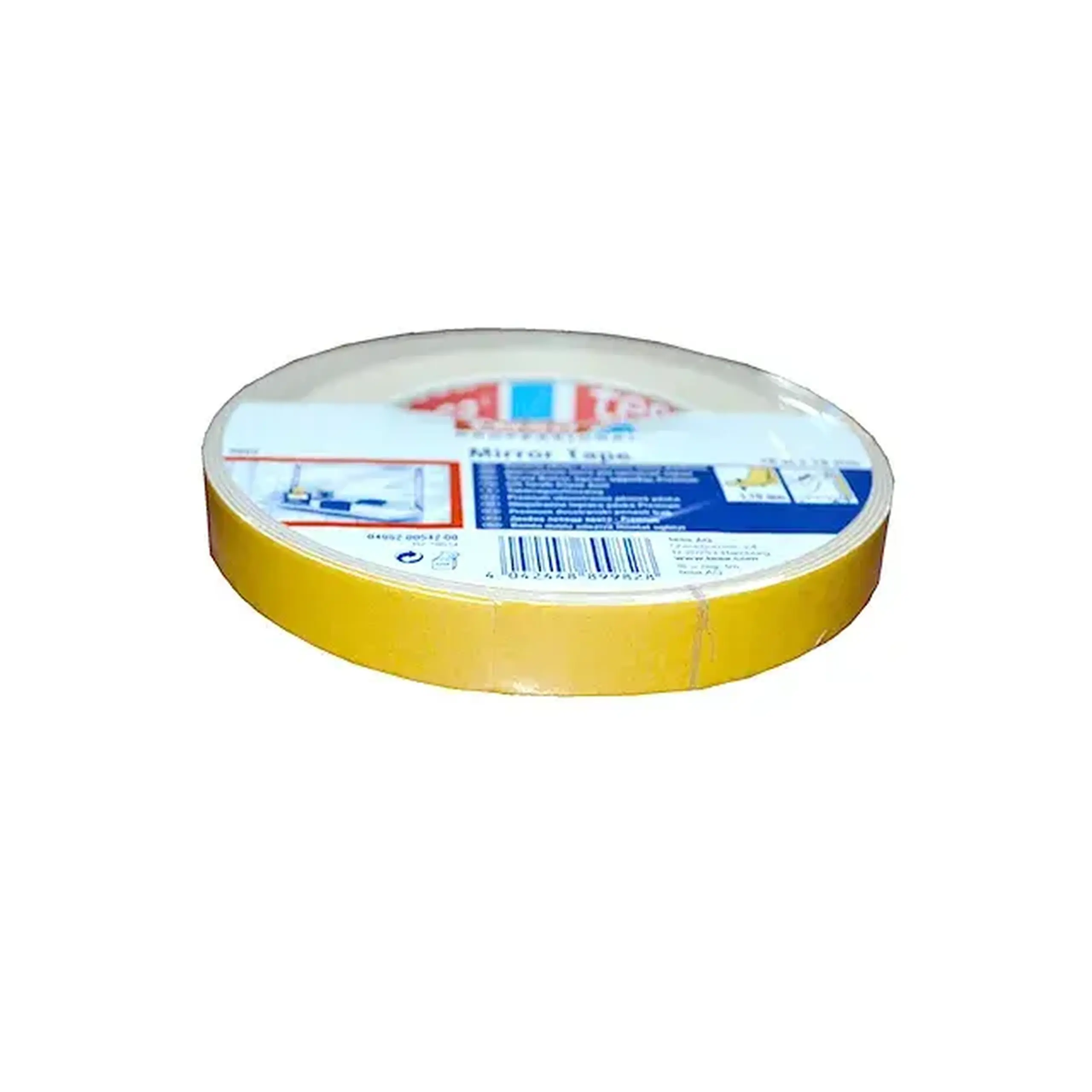 Bandă pentru fixarea oglinzi Tesa 19 x 10 mm alb
