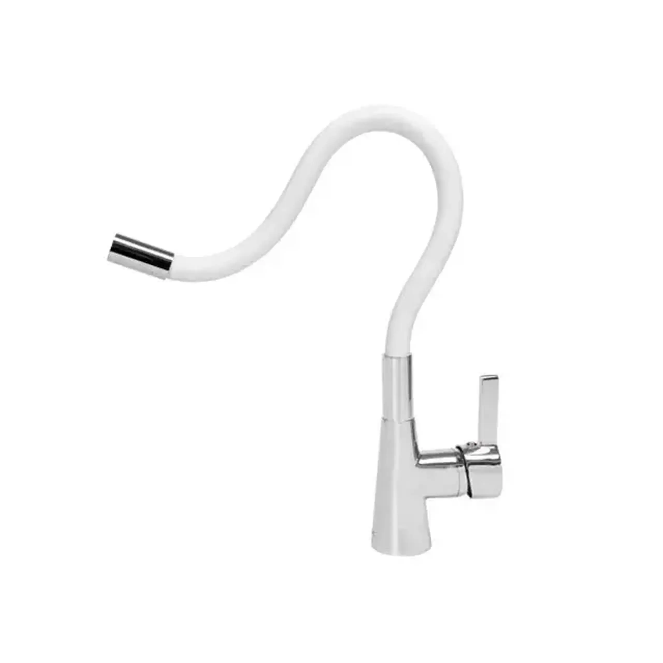 Baterie pentru bucătărie cu gât flexibil 477 mm Alamă/Silicon Fala
