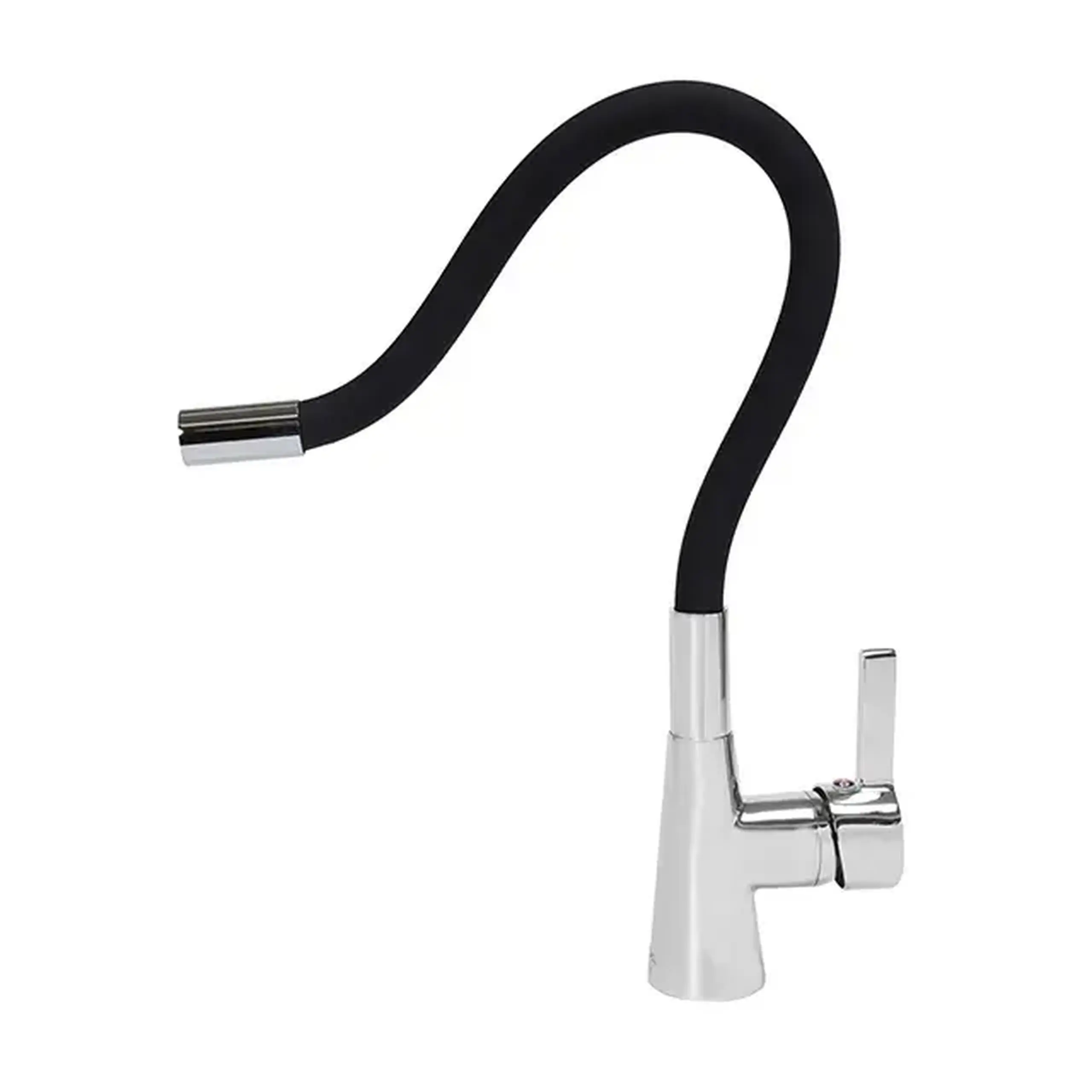 Baterie pentru bucătărie cu gât flexibil 477 mm Alamă/Silicon Fala