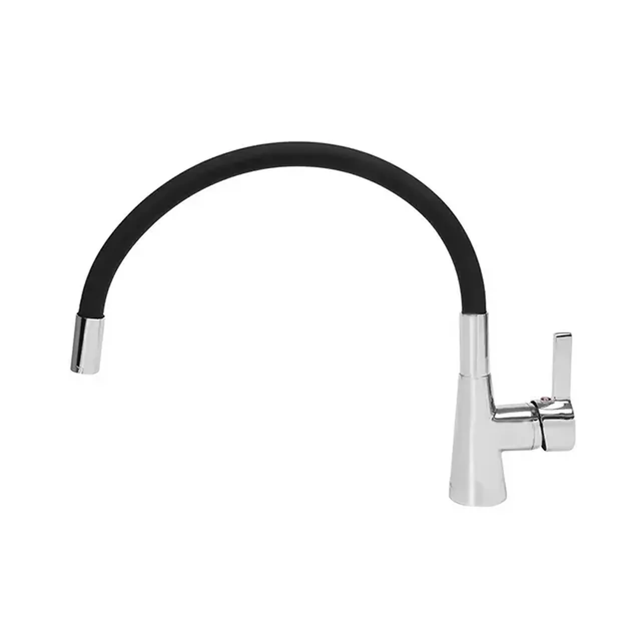 Baterie pentru bucătărie cu gât flexibil 477 mm Alamă/Silicon Fala
