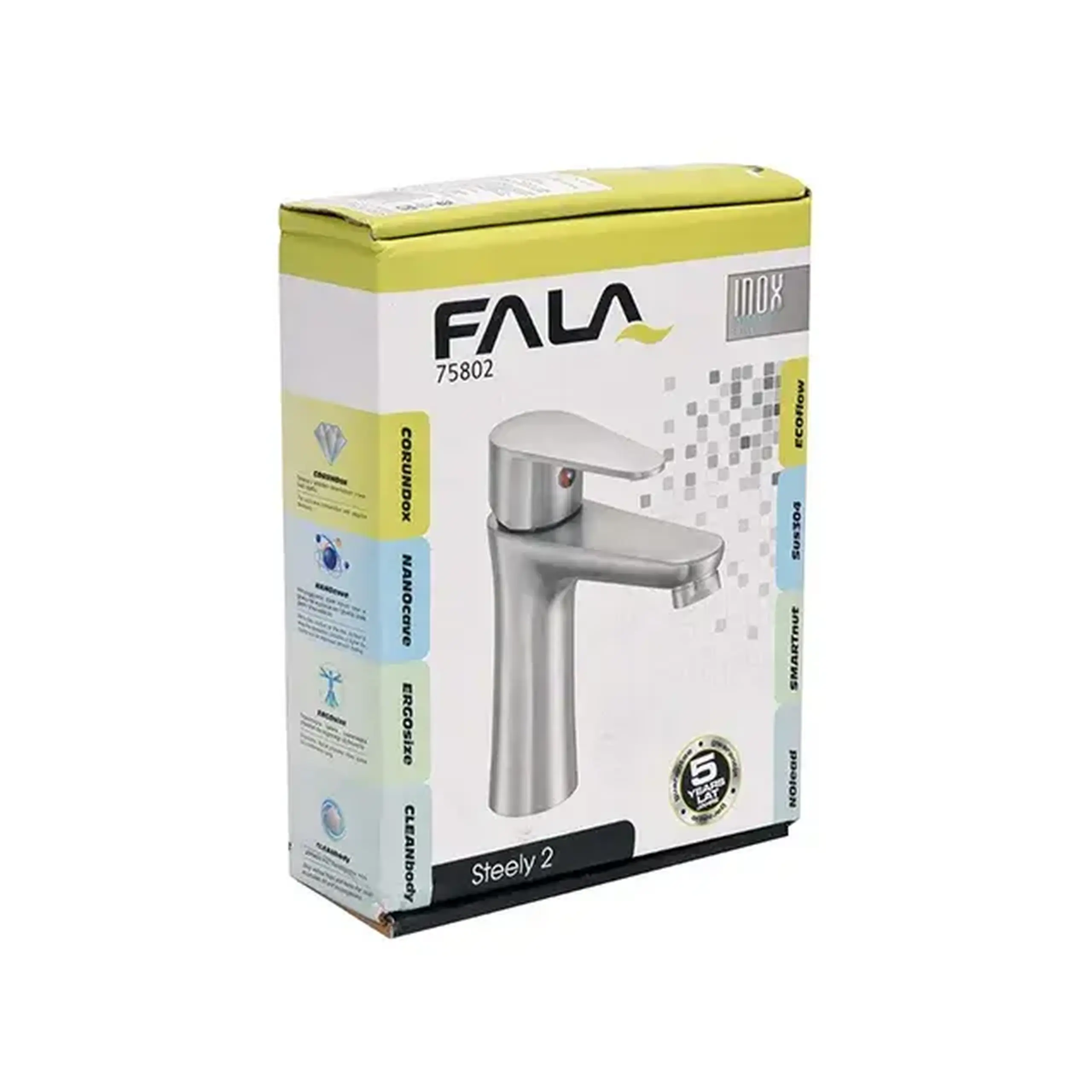 Baterie pentru chiuvetă de baie STEELY 2 16 cm Fala