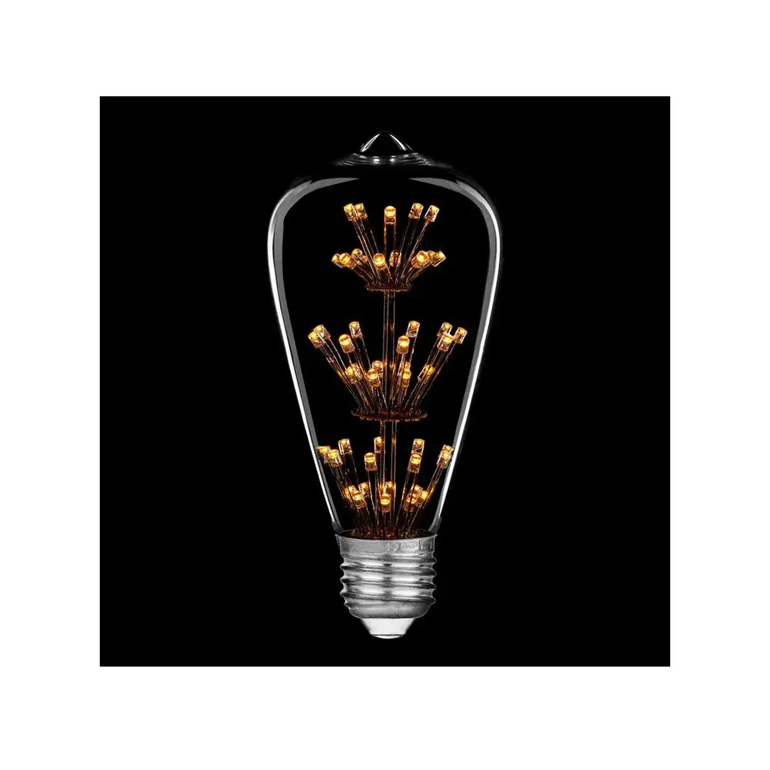 Bec LED Rustika Carbon Edison 2 W E27 2100 K 100 lm 220 - 240 V LEDmaxx