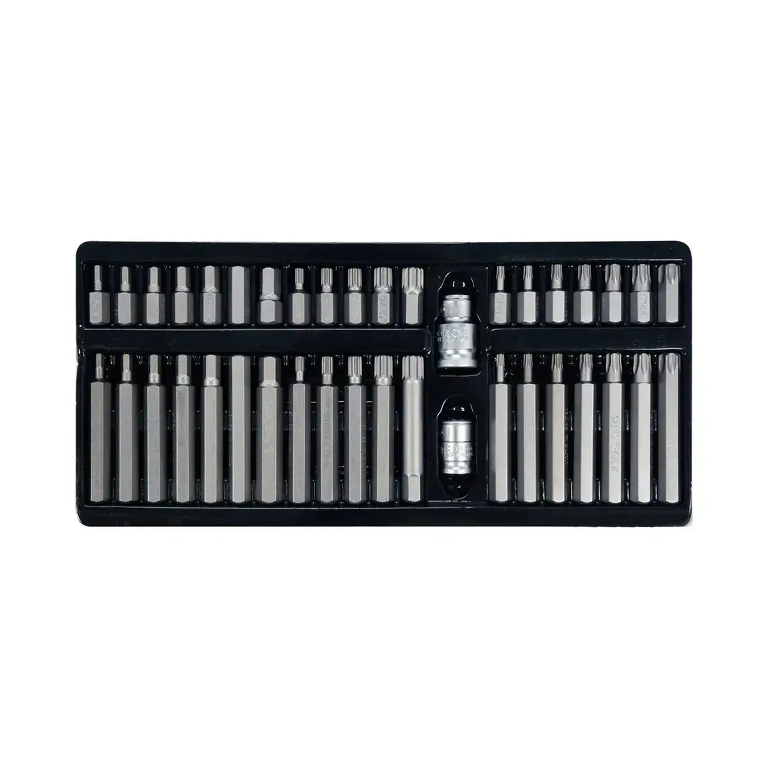 Set de biți 40 buc. HEX 4-12, M5 - M12, T20 - T55 3/8" 30 - 75 mm Yato