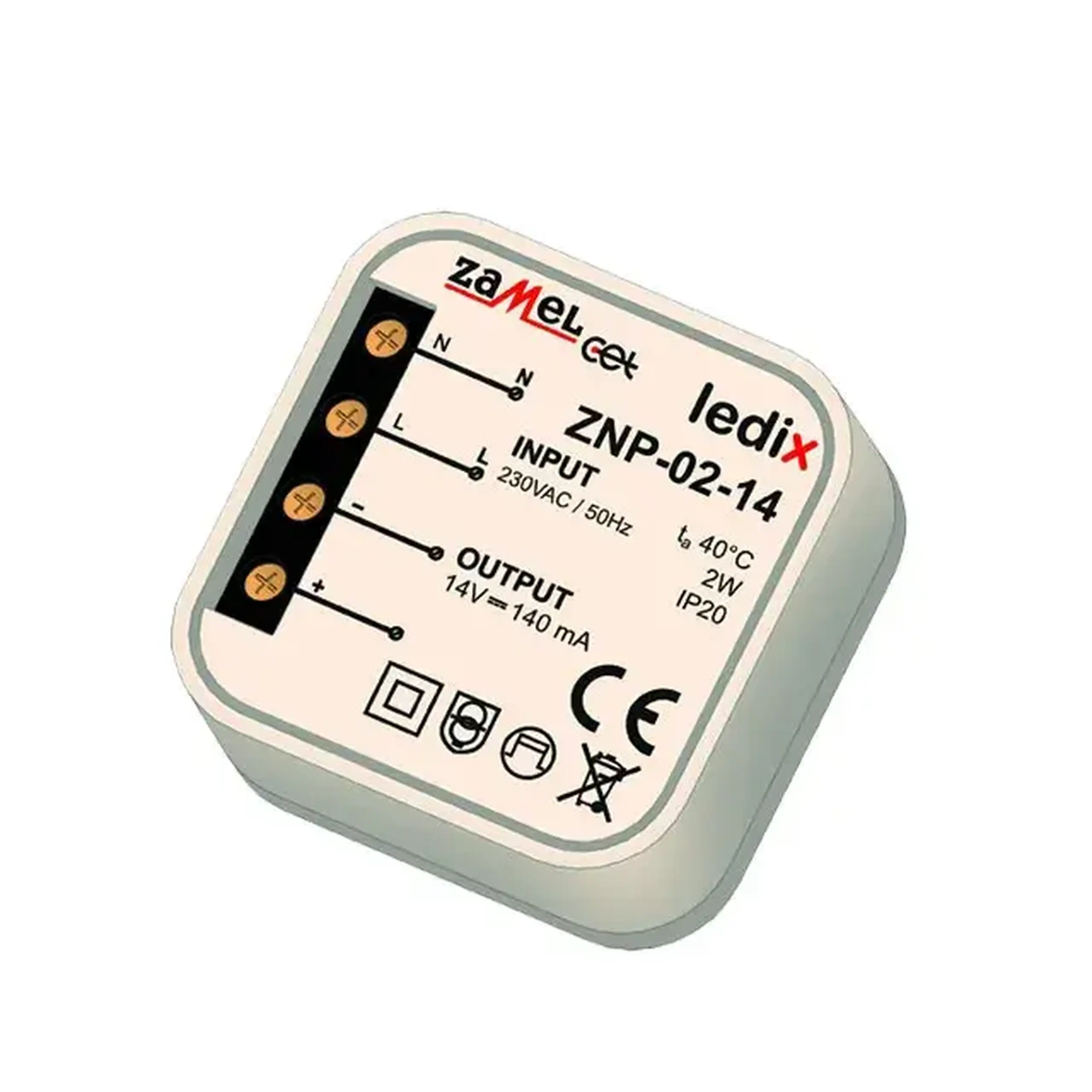 Sursă de alimentare Zamel ZNP 02-14 2 W 0.14 A 220 - 240 V 14 V DC