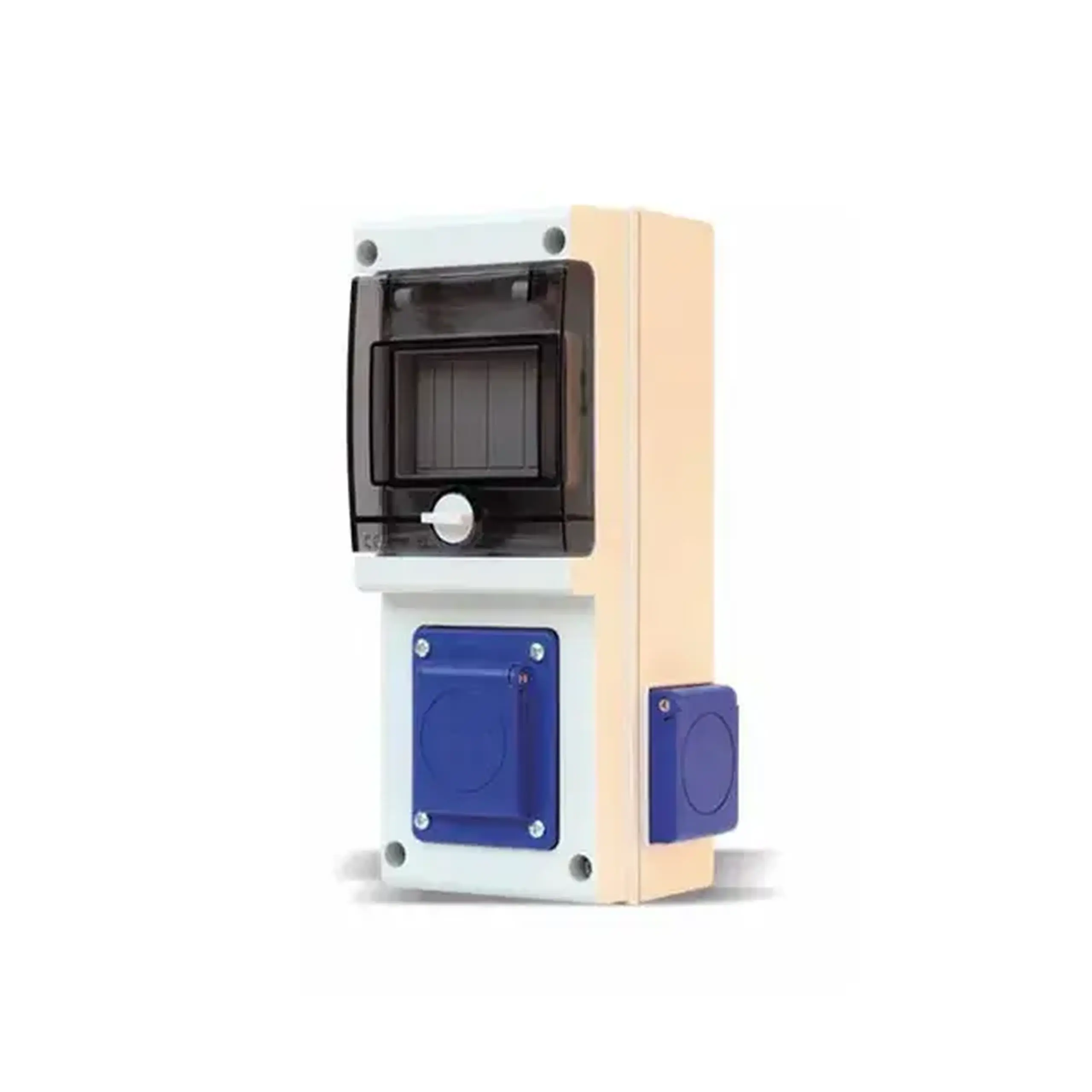 Bloc cu 3 prize Scame 632D.2W 16 A IP44