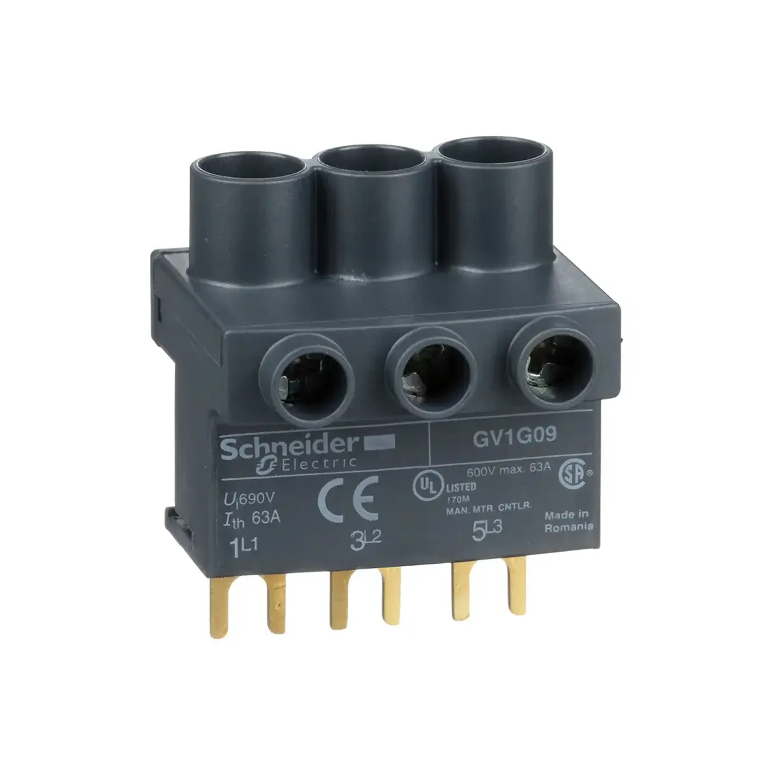 Bloc terminal Schneider-Electric GV1G09 575 V