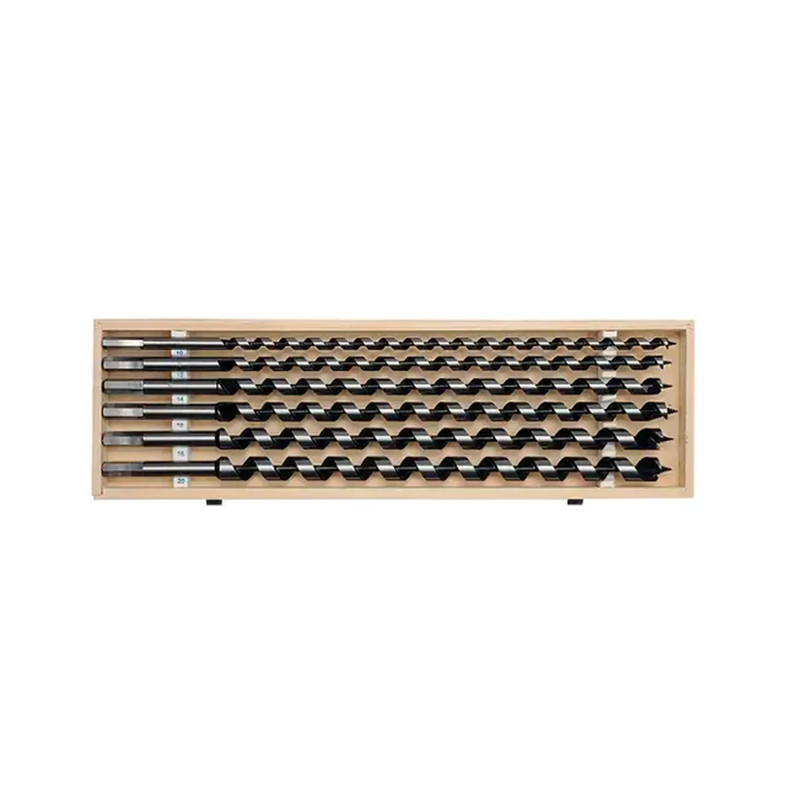 Set burghie spiralate 6 buc. pentru lemn LEWIS 10 - 20 mm Oțel Hexagonal Yato - Lungime 460 mm